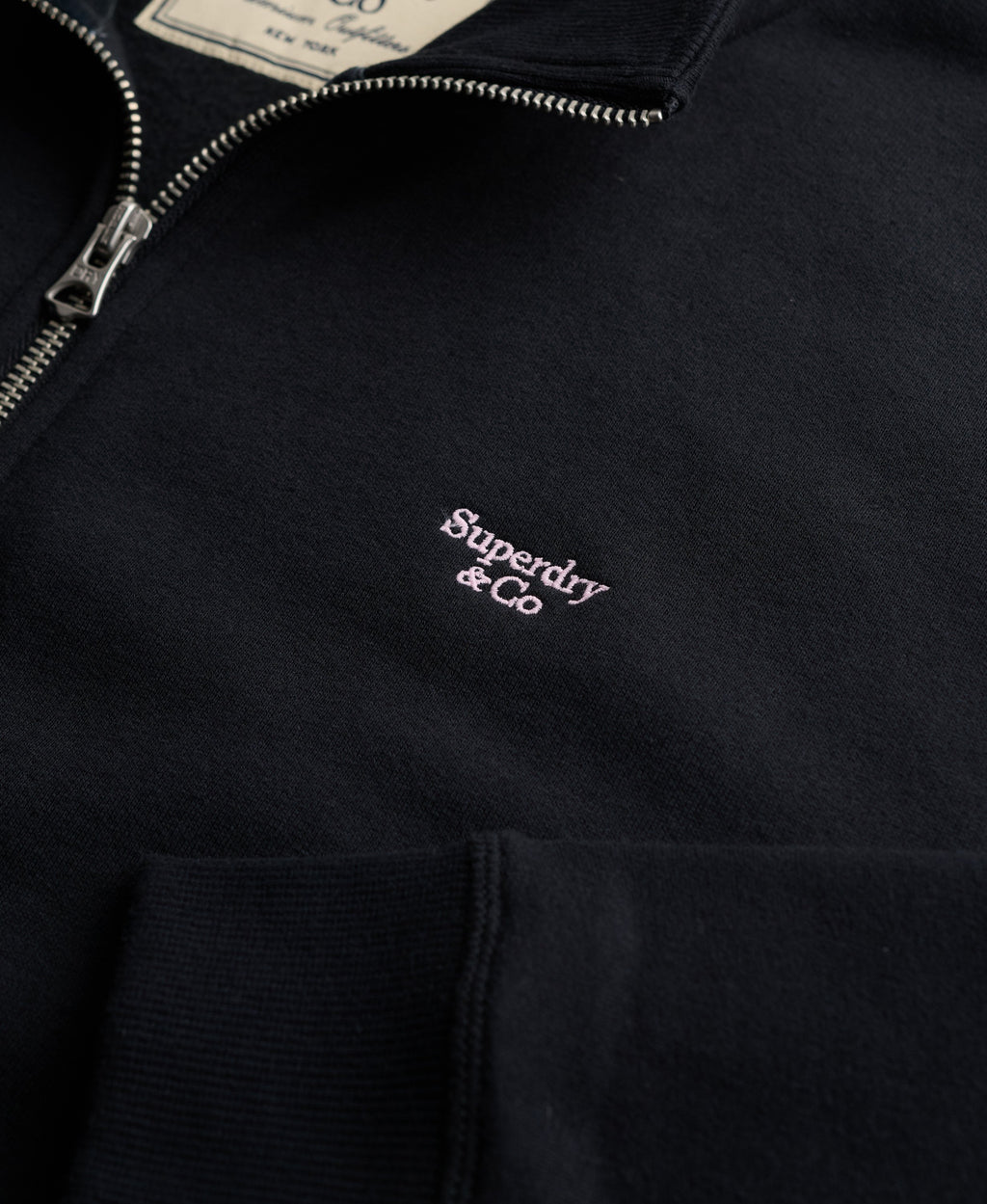 Signature Embroidered Oversized Track Top