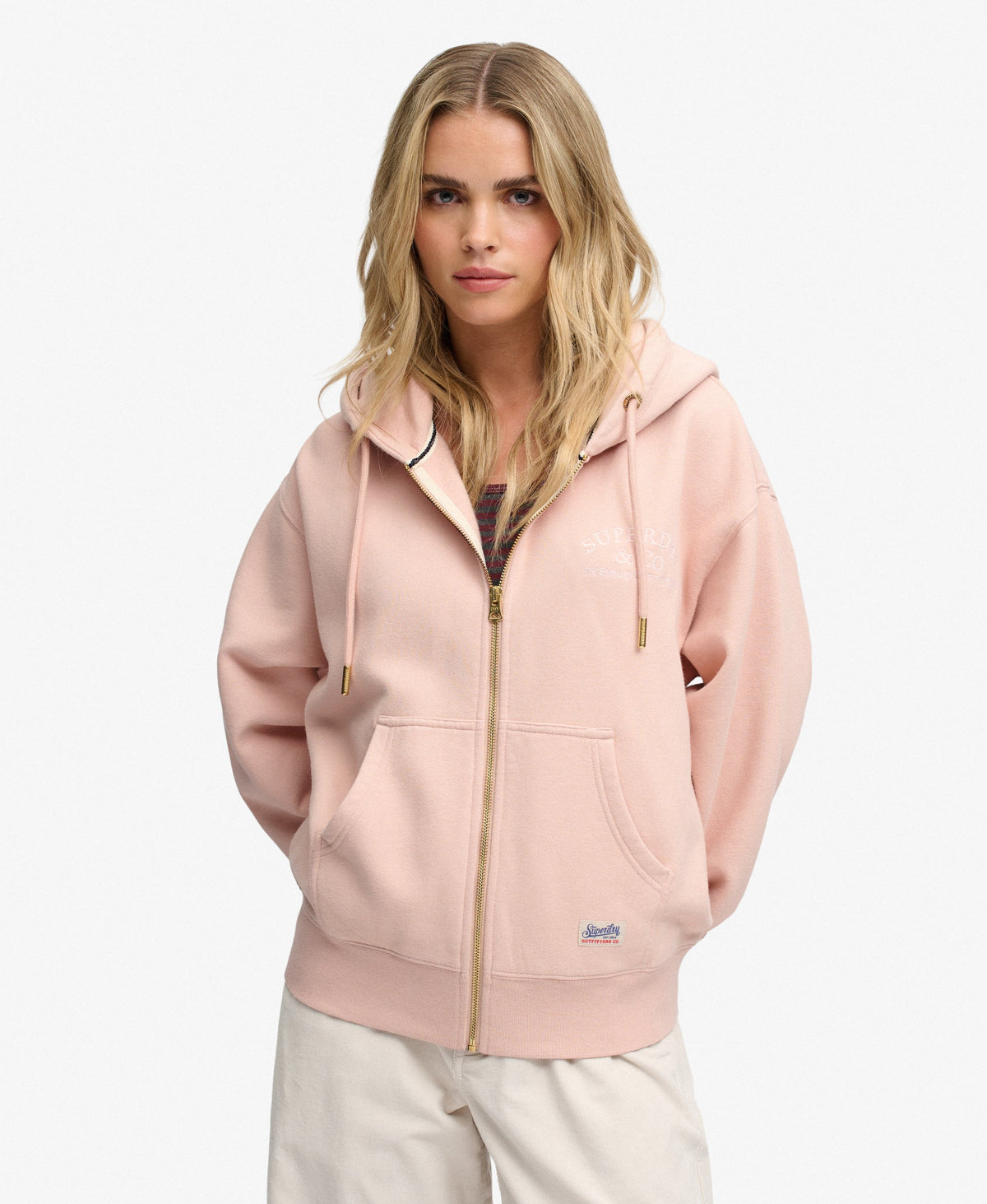 Luxe Casual Zip Hoodie