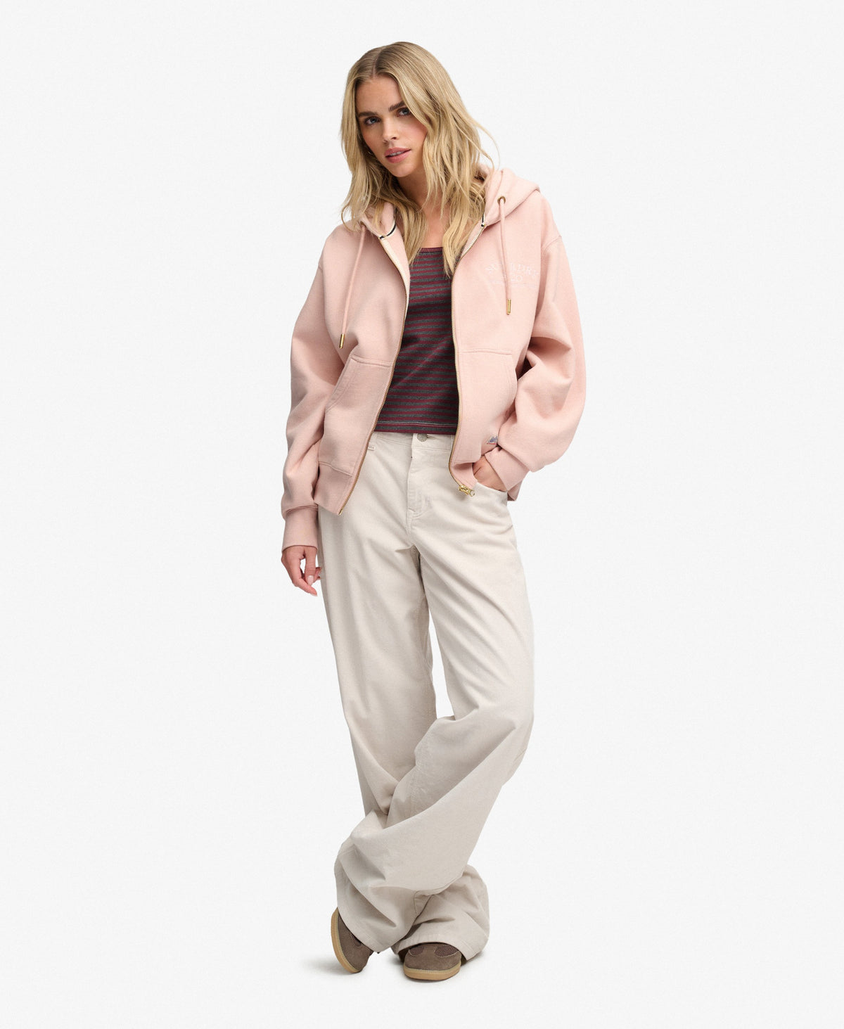 Luxe Casual Zip Hoodie