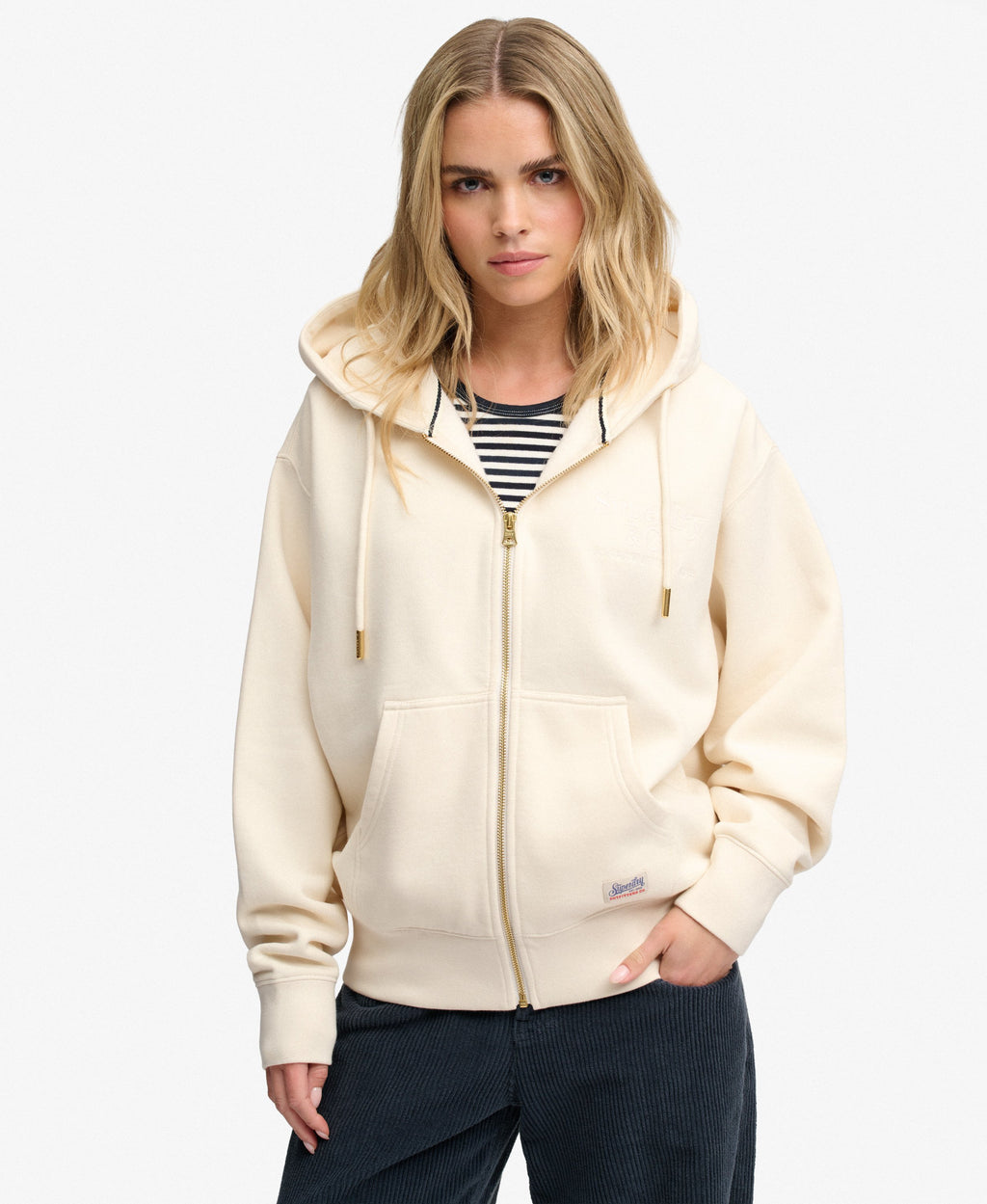 Luxe Casual Zip Hoodie