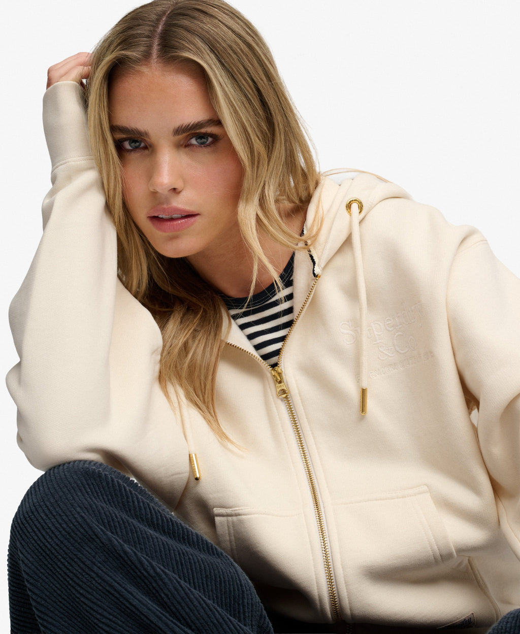 Luxe Casual Zip Hoodie