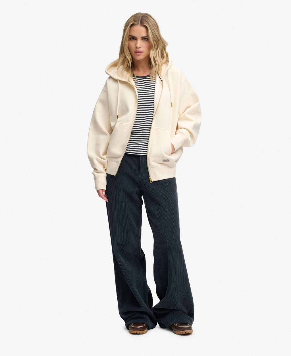 Luxe Casual Zip Hoodie