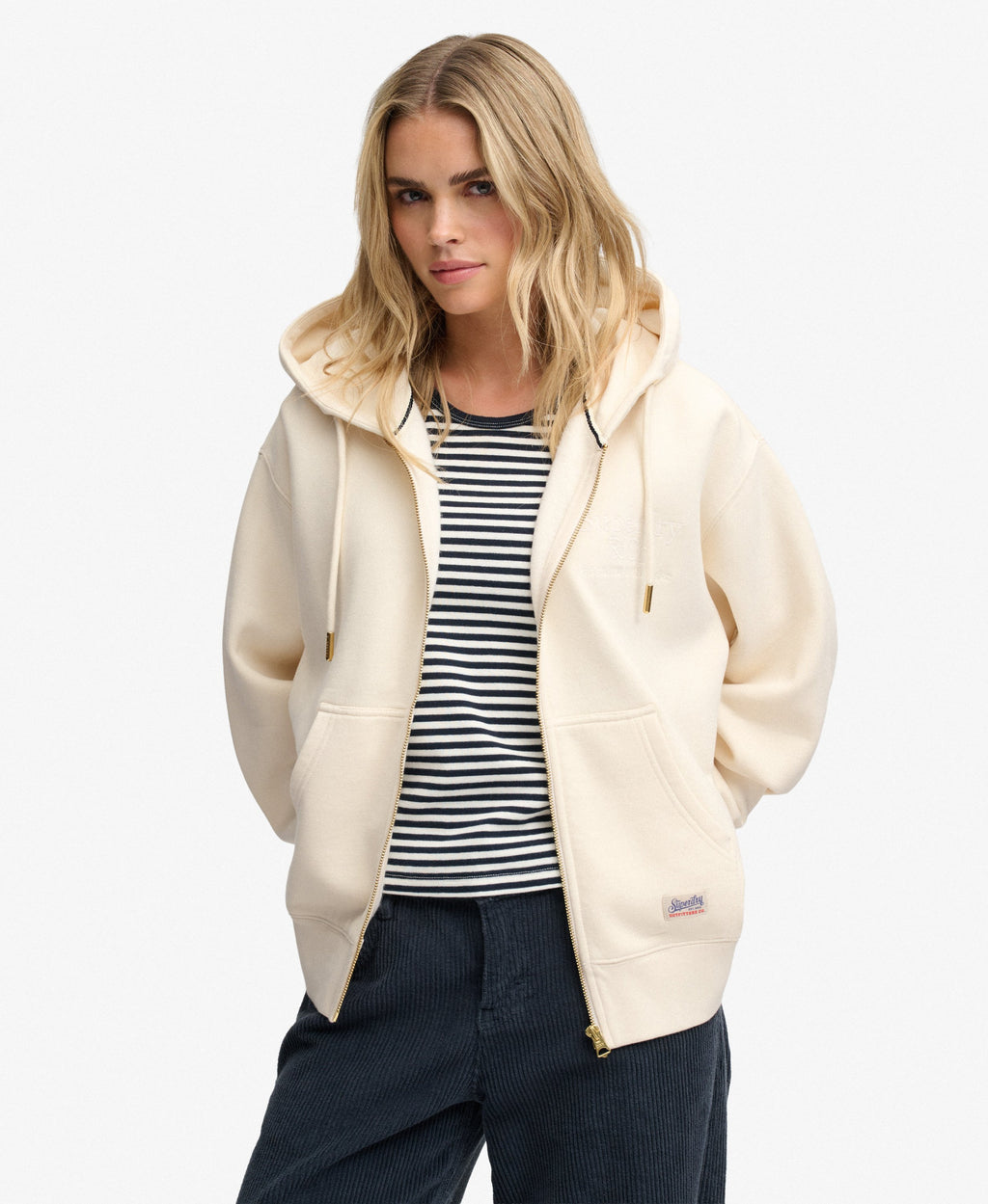 Luxe Casual Zip Hoodie