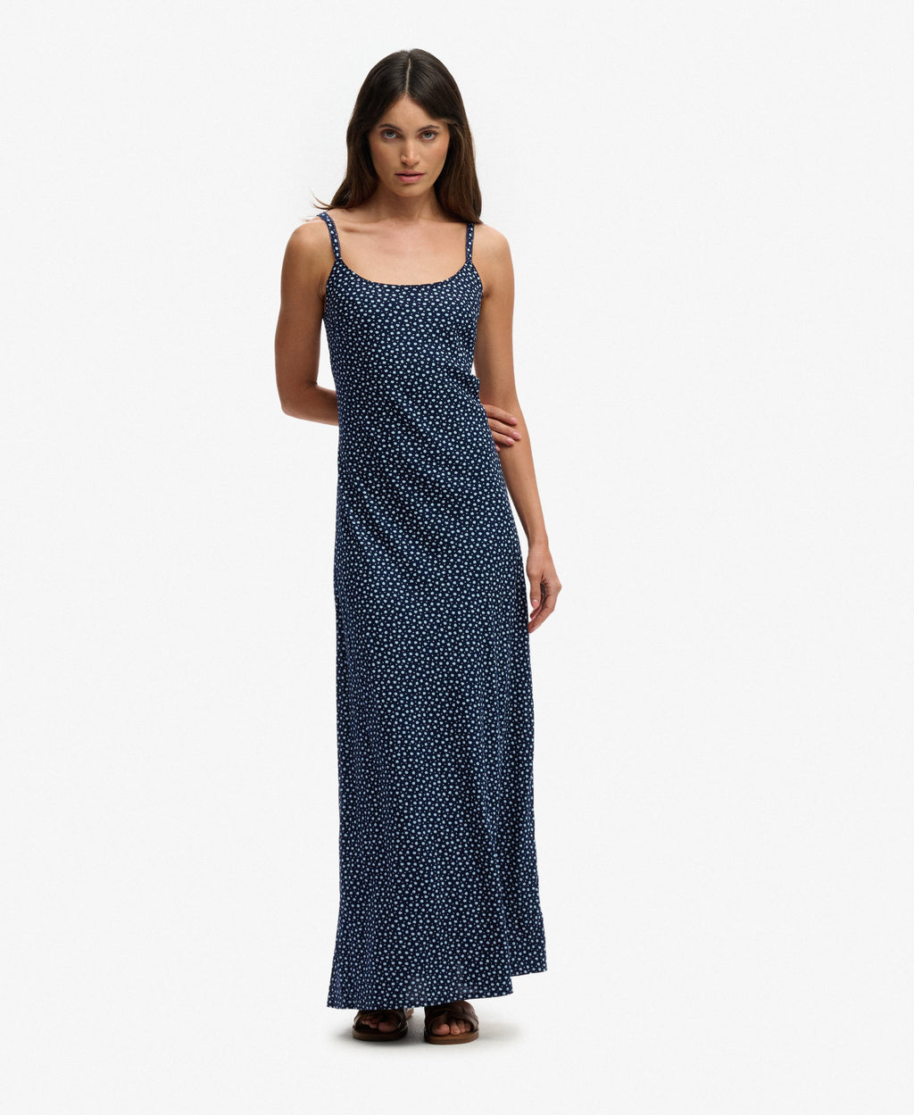 Printed Cami Maxi Dress