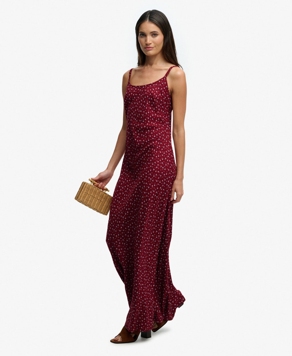 Printed Cami Maxi Dress