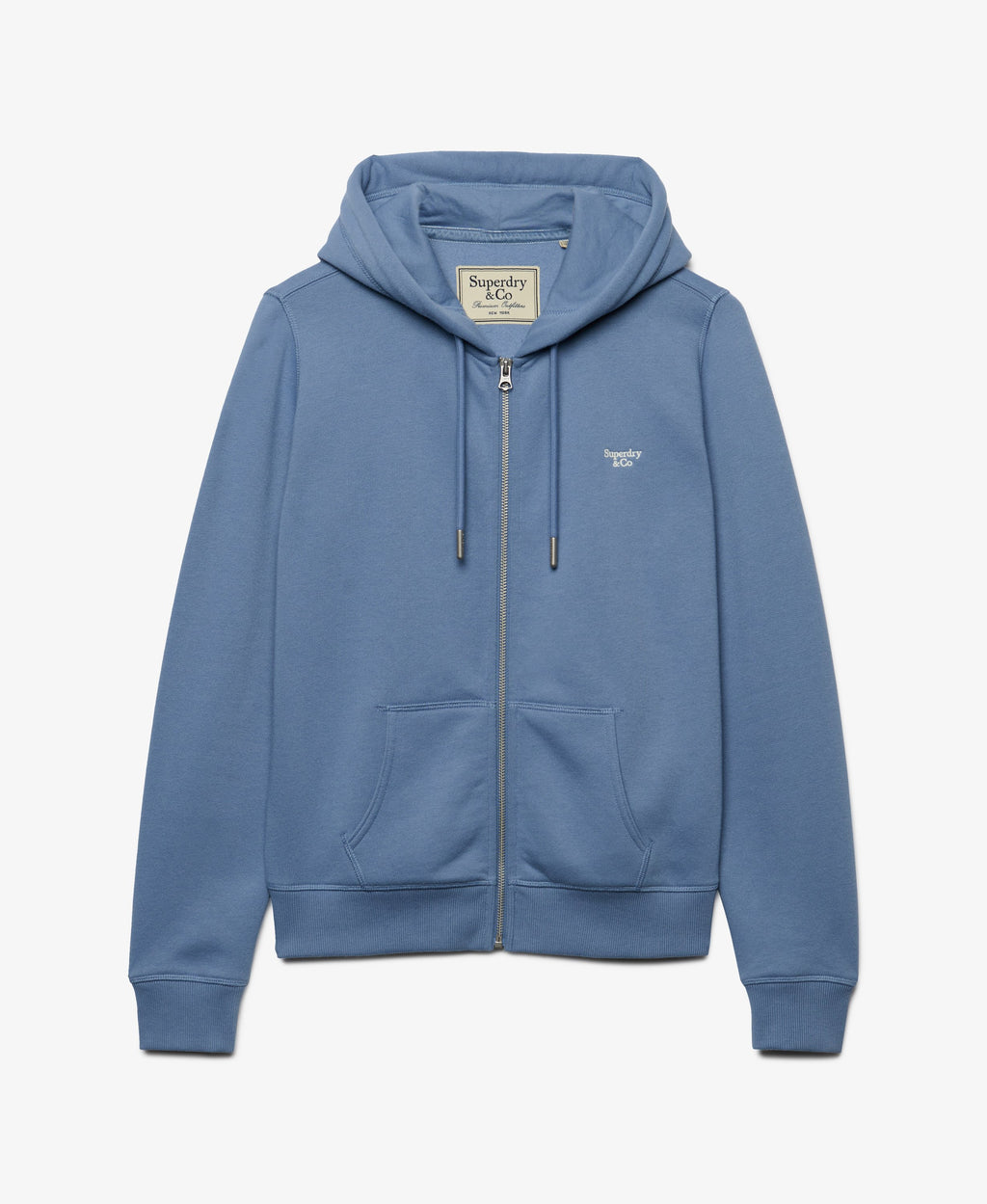 Signature Embroidered Zip Hoodie