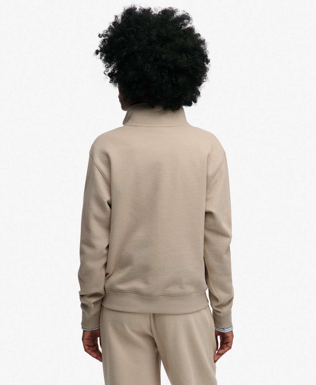 Essential Logo Embroidered Half Zip Jumper
