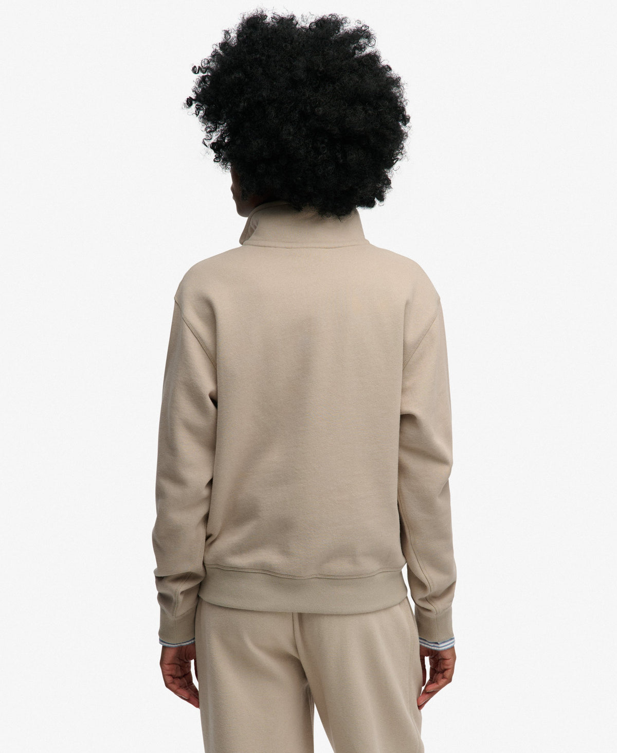 Essential Logo Embroidered Half Zip Jumper