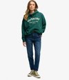 Luxe Casual Embroidered Relaxed Hoodie