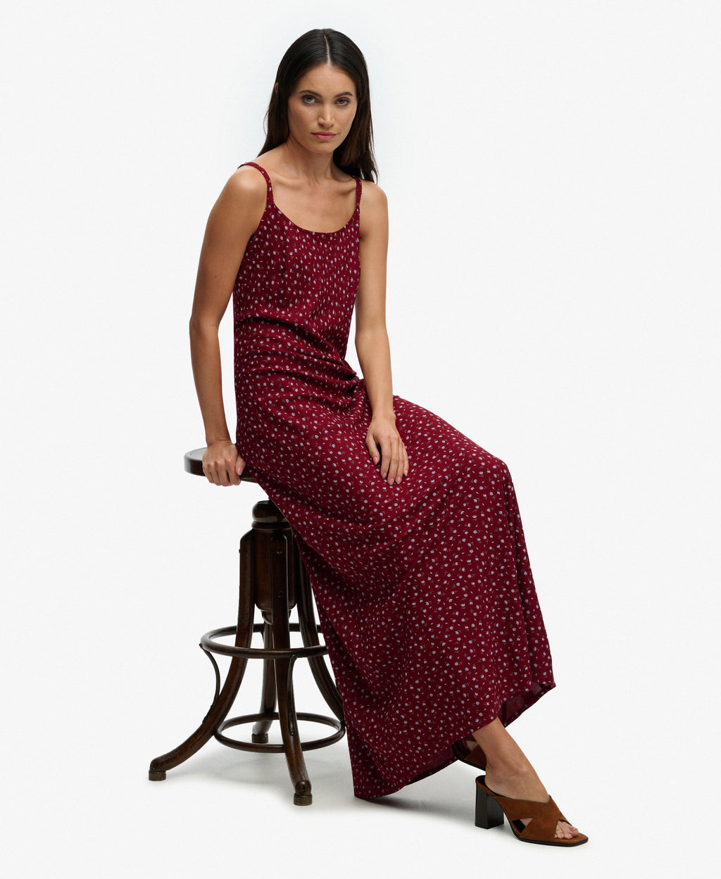 Printed Cami Maxi Dress