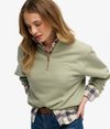 Essential Logo Embroidered Half Zip Jumper