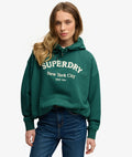 Luxe Casual Embroidered Relaxed Hoodie