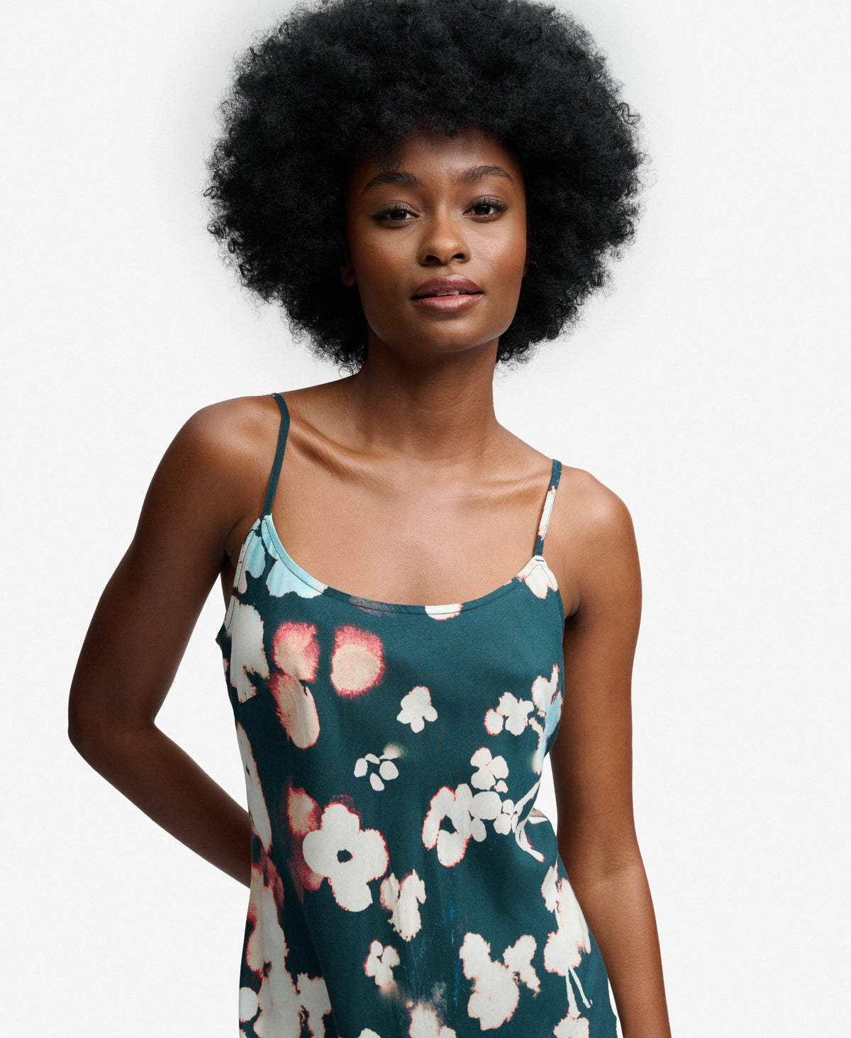 Printed Maxi Slip Dress