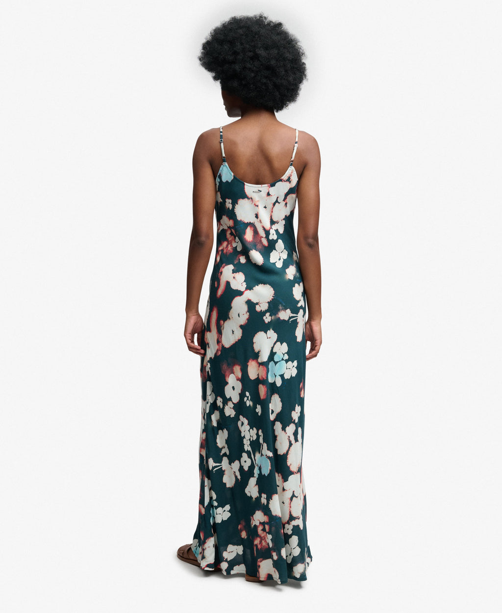 Printed Maxi Slip Dress