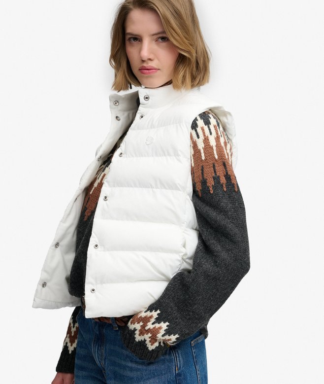 Padded Snap Gilet