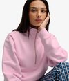 Essential Logo Embroidered Half Zip Jumper