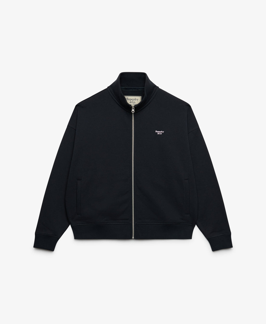 Signature Embroidered Oversized Track Top
