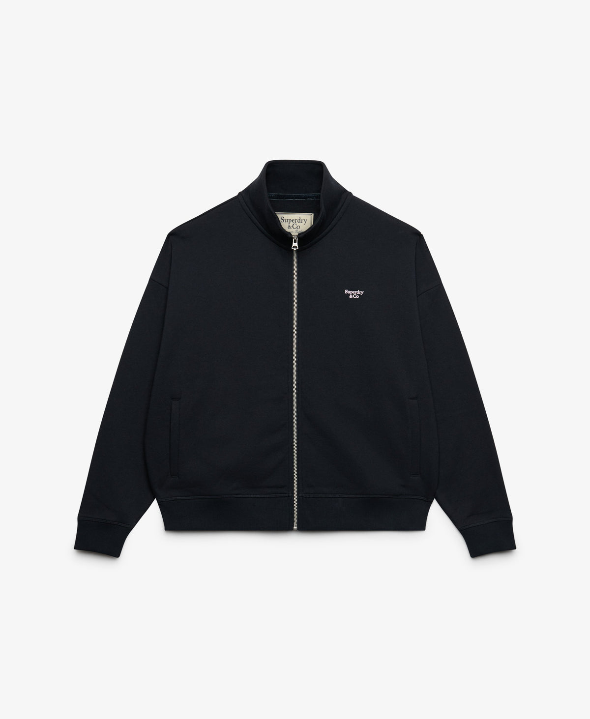 Signature Embroidered Oversized Track Top