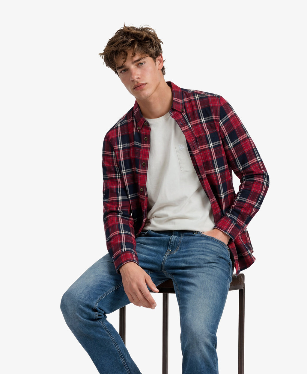 Long Sleeve Cotton Lumberjack Shirt