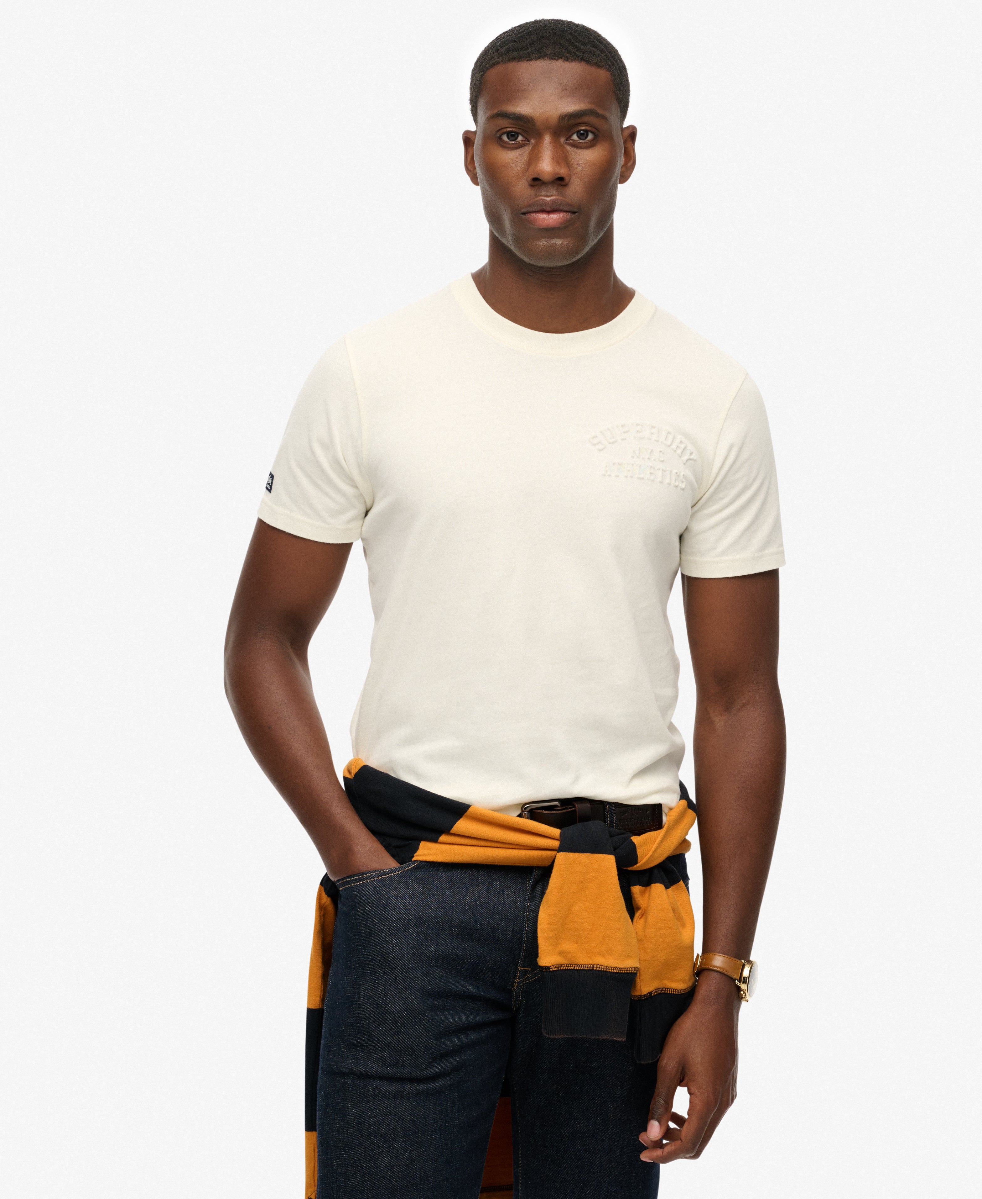 Athletic Embossed Relaxed T-Shirt