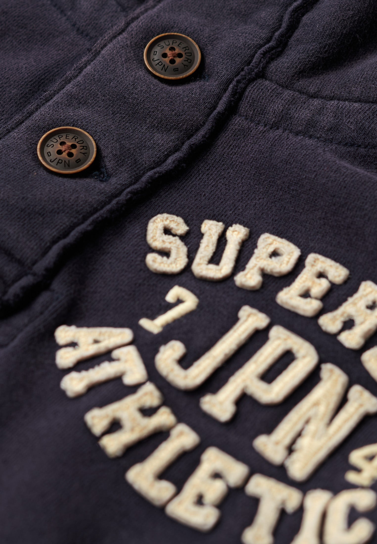 Vintage Athletic Half Button Sweatshirt