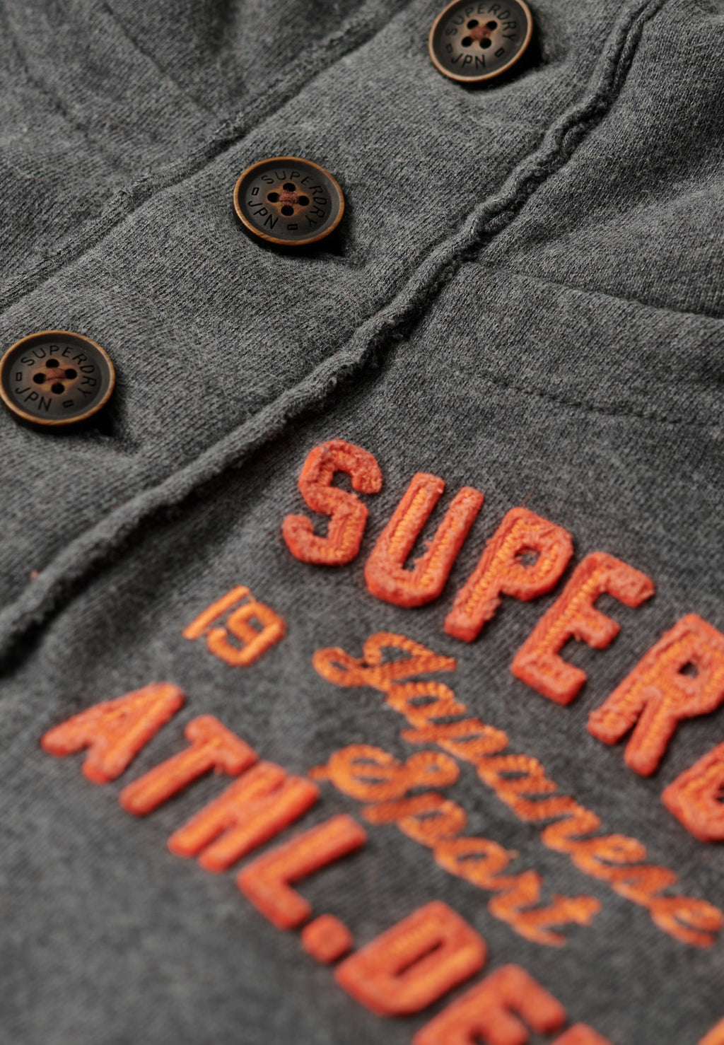 Vintage Athletic Half Button Sweatshirt