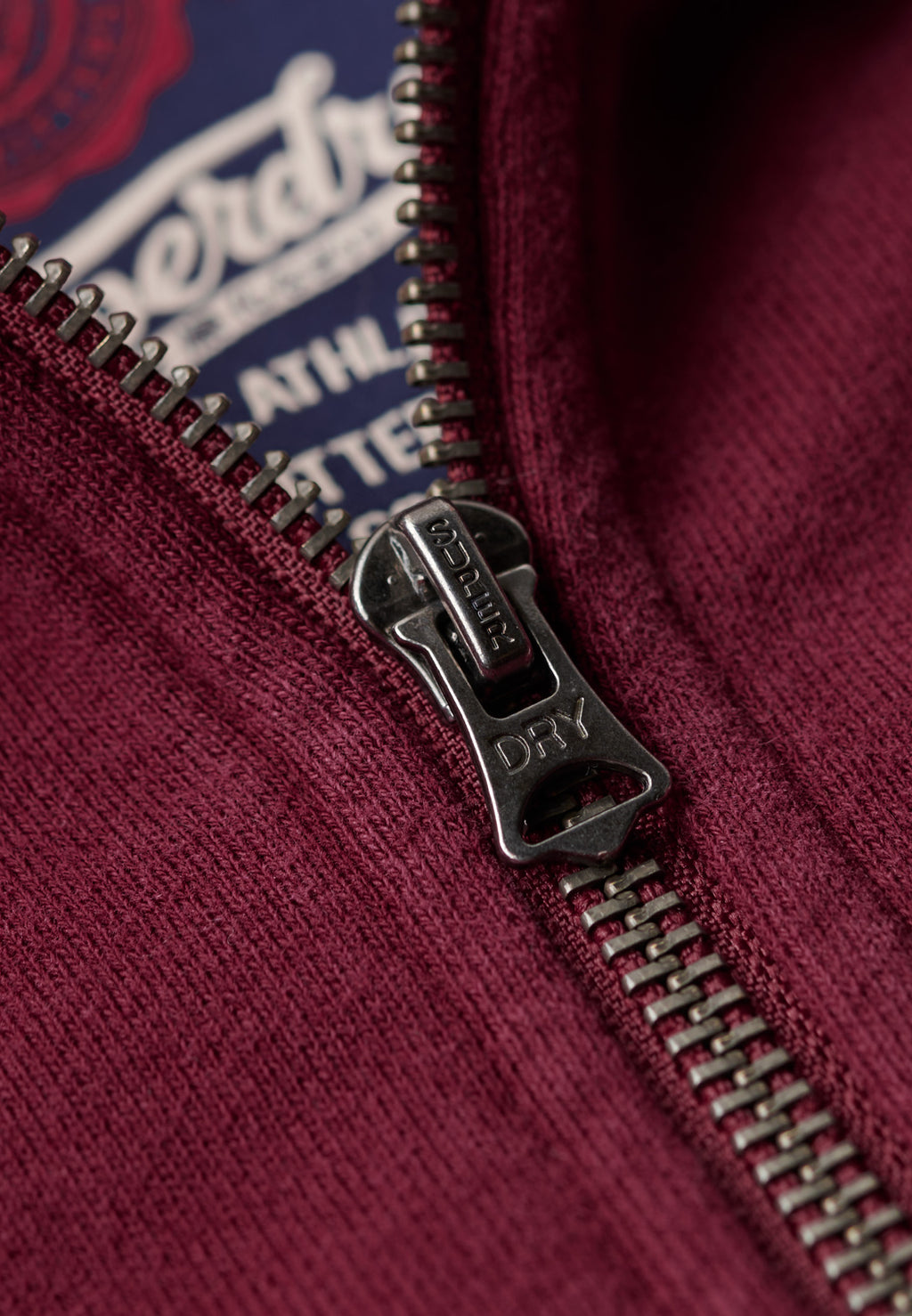 Vintage Athletic Zip Hoodie