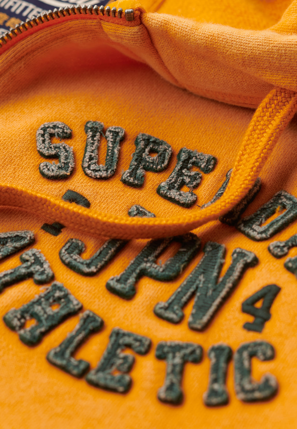 Vintage Athletic Zip Hoodie