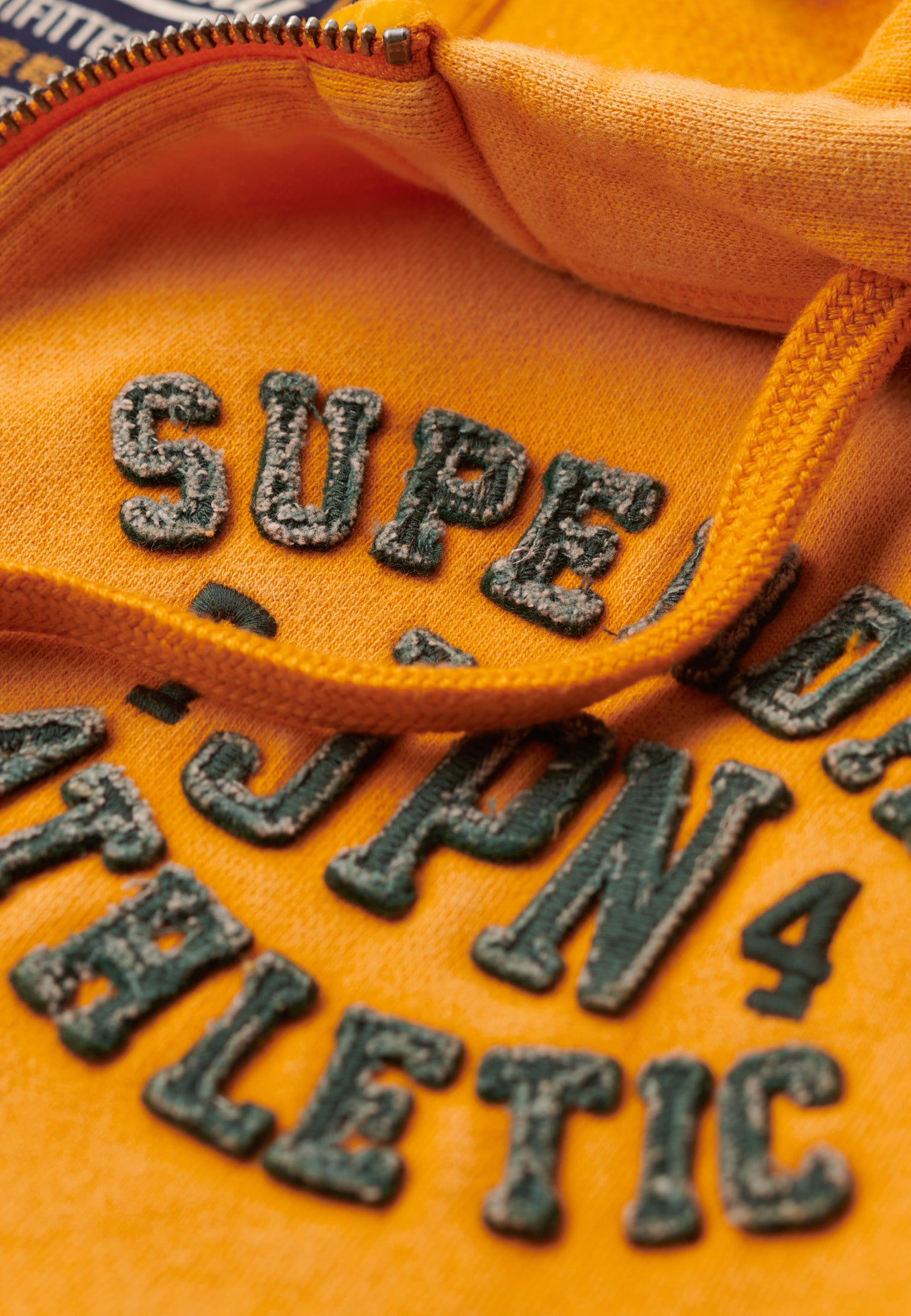 Vintage Athletic Zip Hoodie