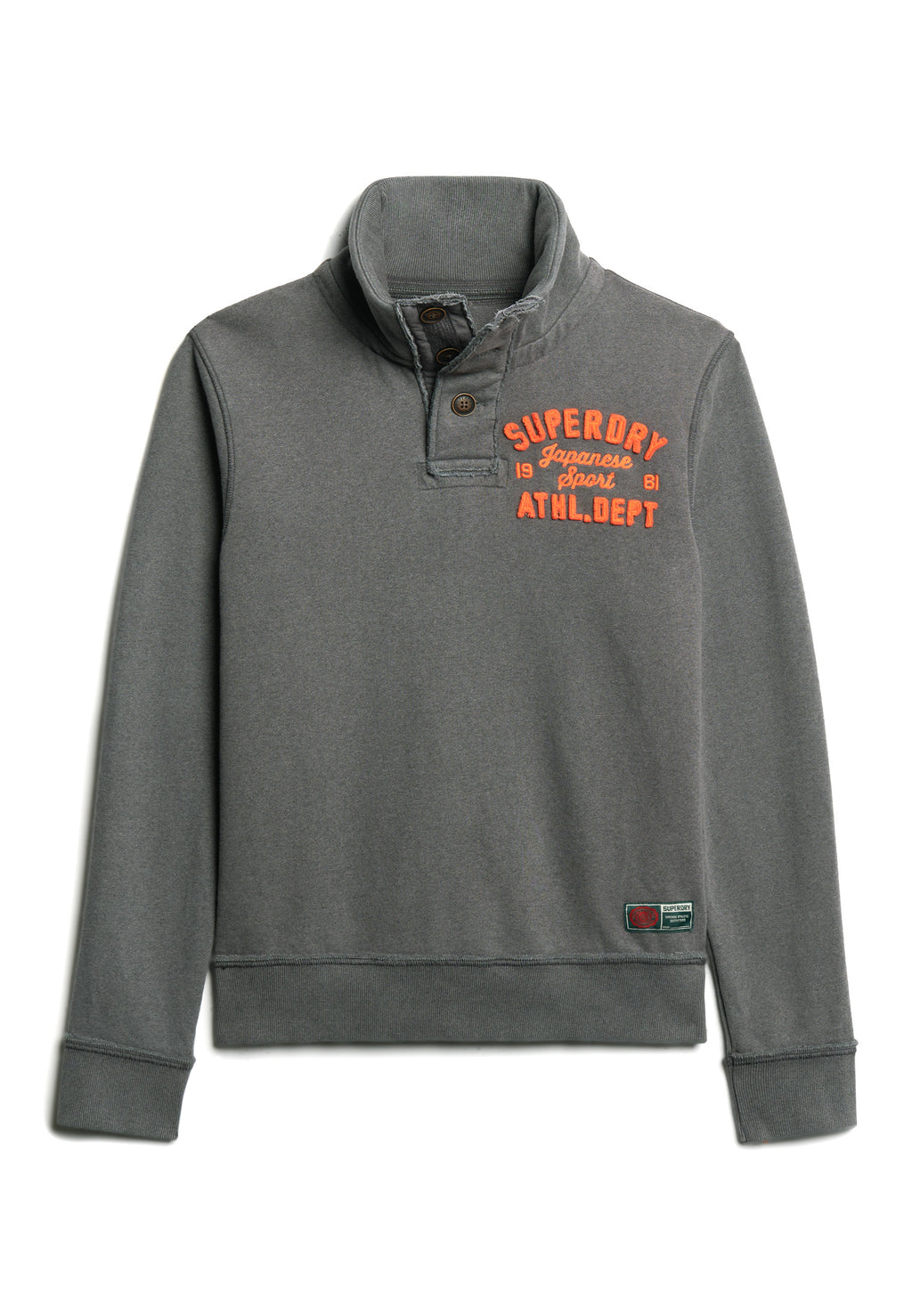 Vintage Athletic Half Button Sweatshirt