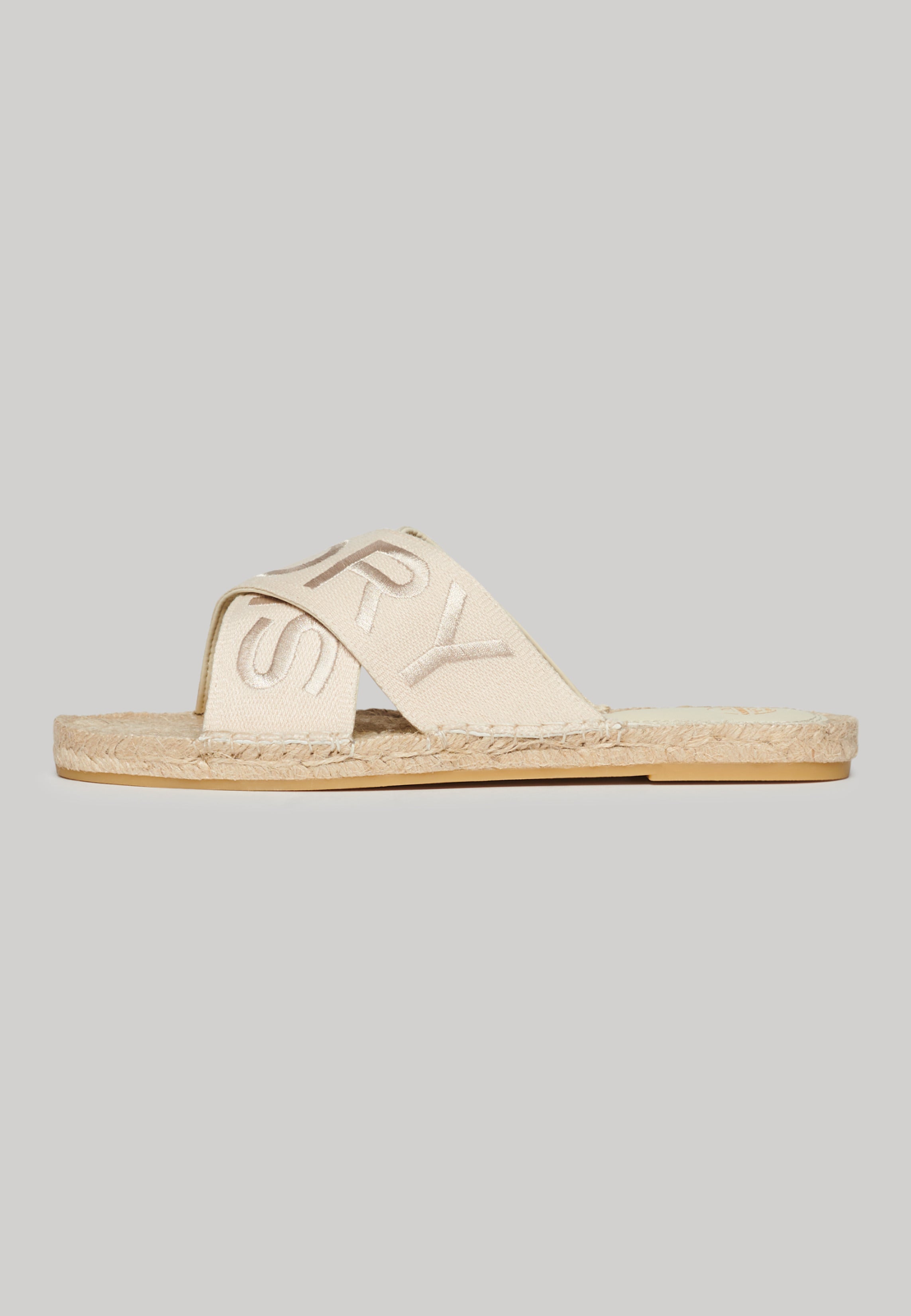 ESPADRILLE CROSS STRAP SLIDE