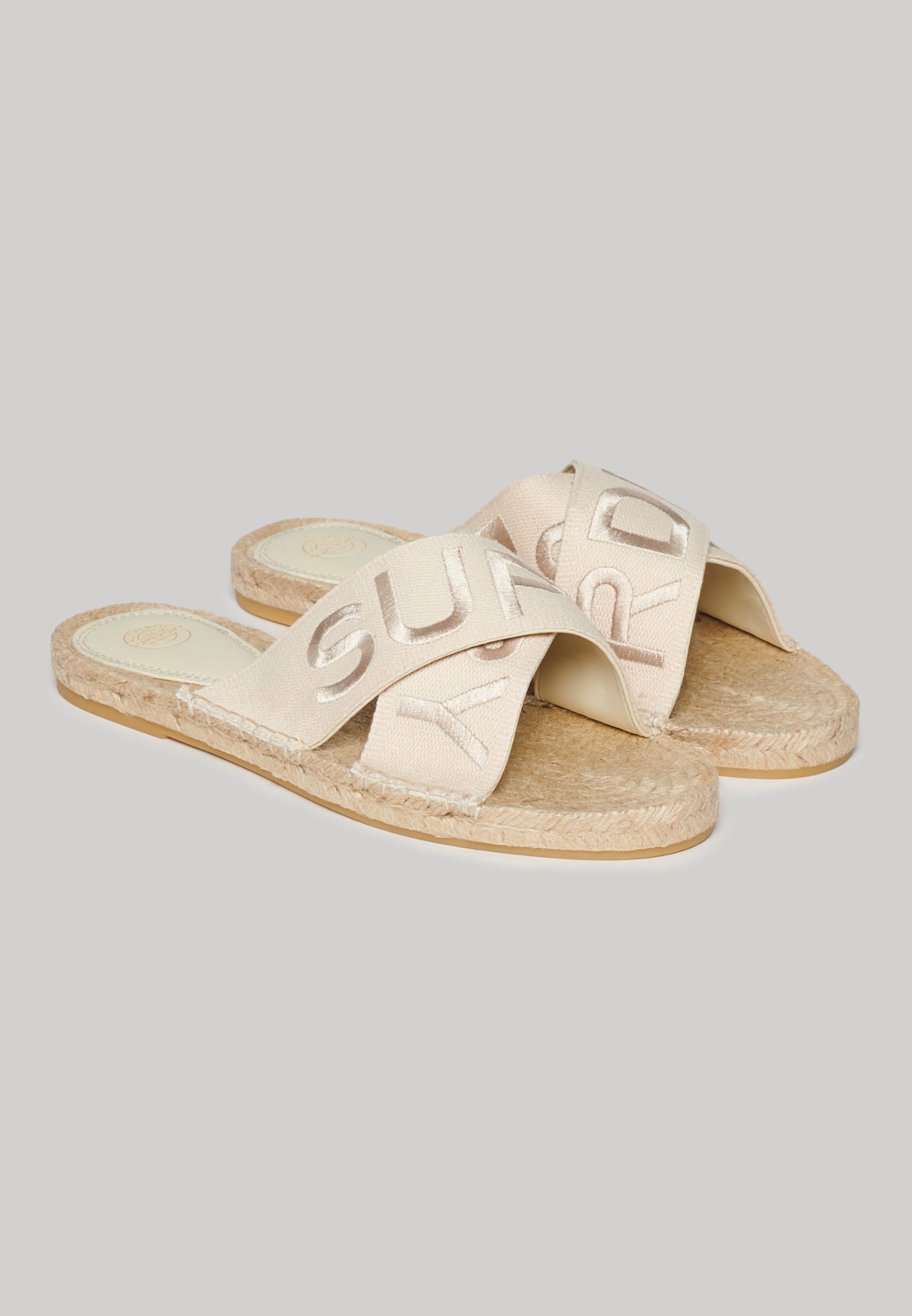 ESPADRILLE CROSS STRAP SLIDE