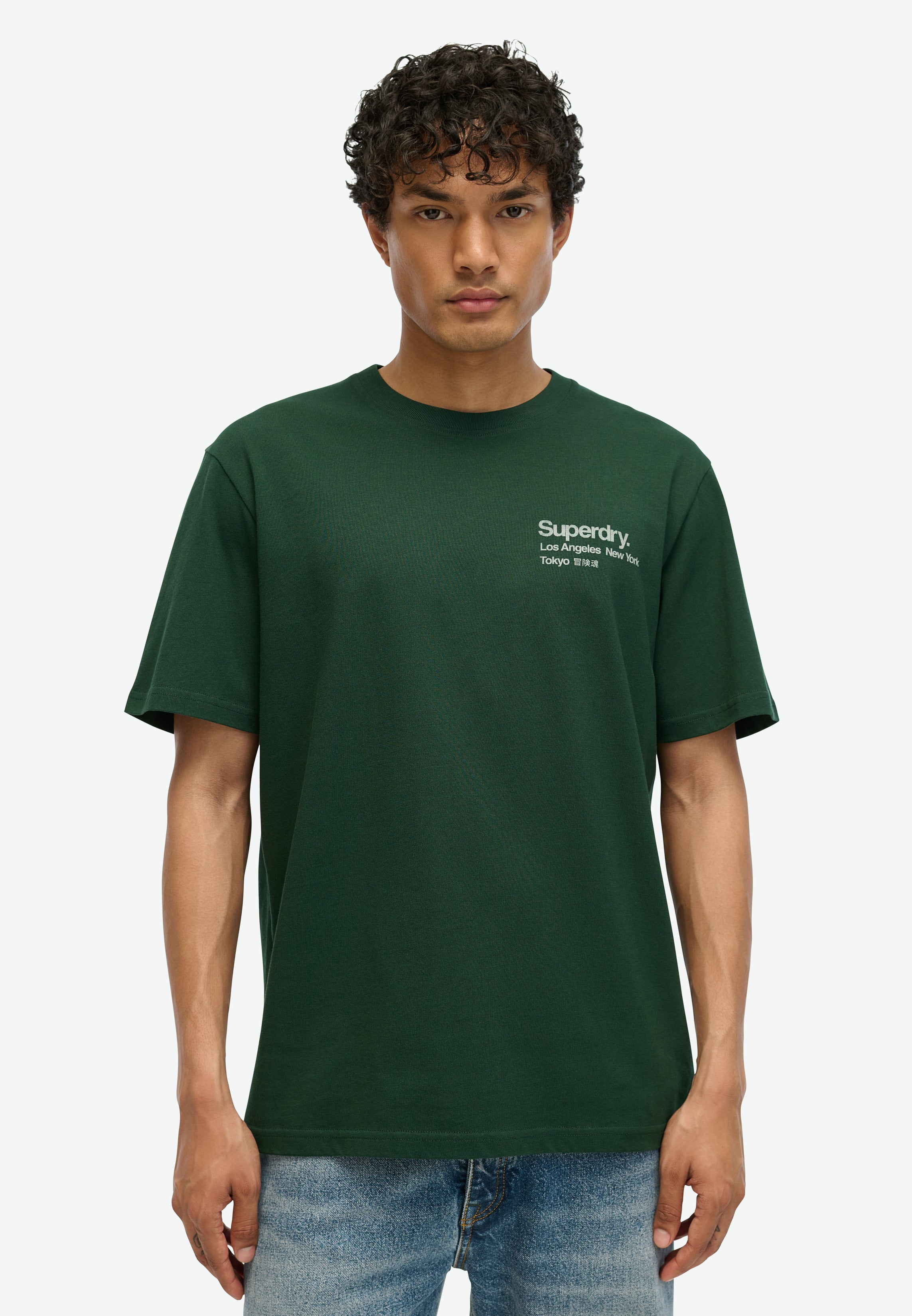 تيشيرت فضفاض بشعار المدينة الأساسي