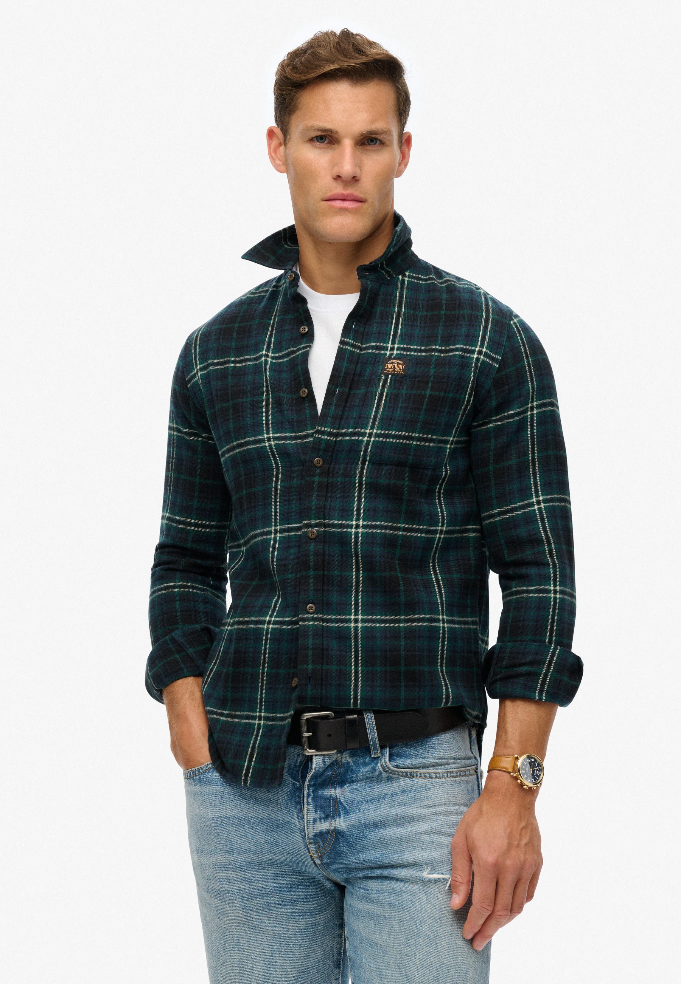 Long Sleeve Cotton Lumberjack Shirt