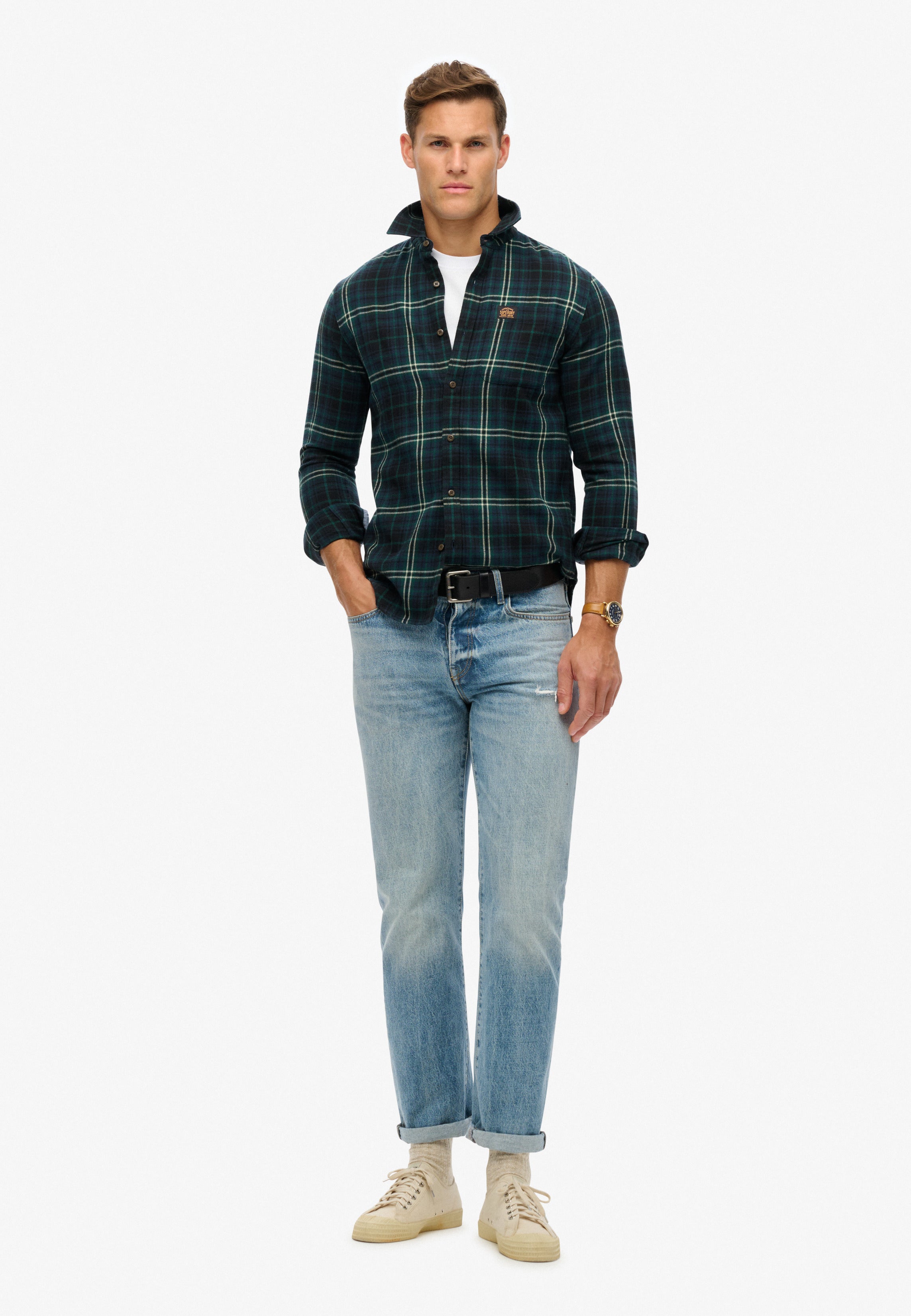Long Sleeve Cotton Lumberjack Shirt