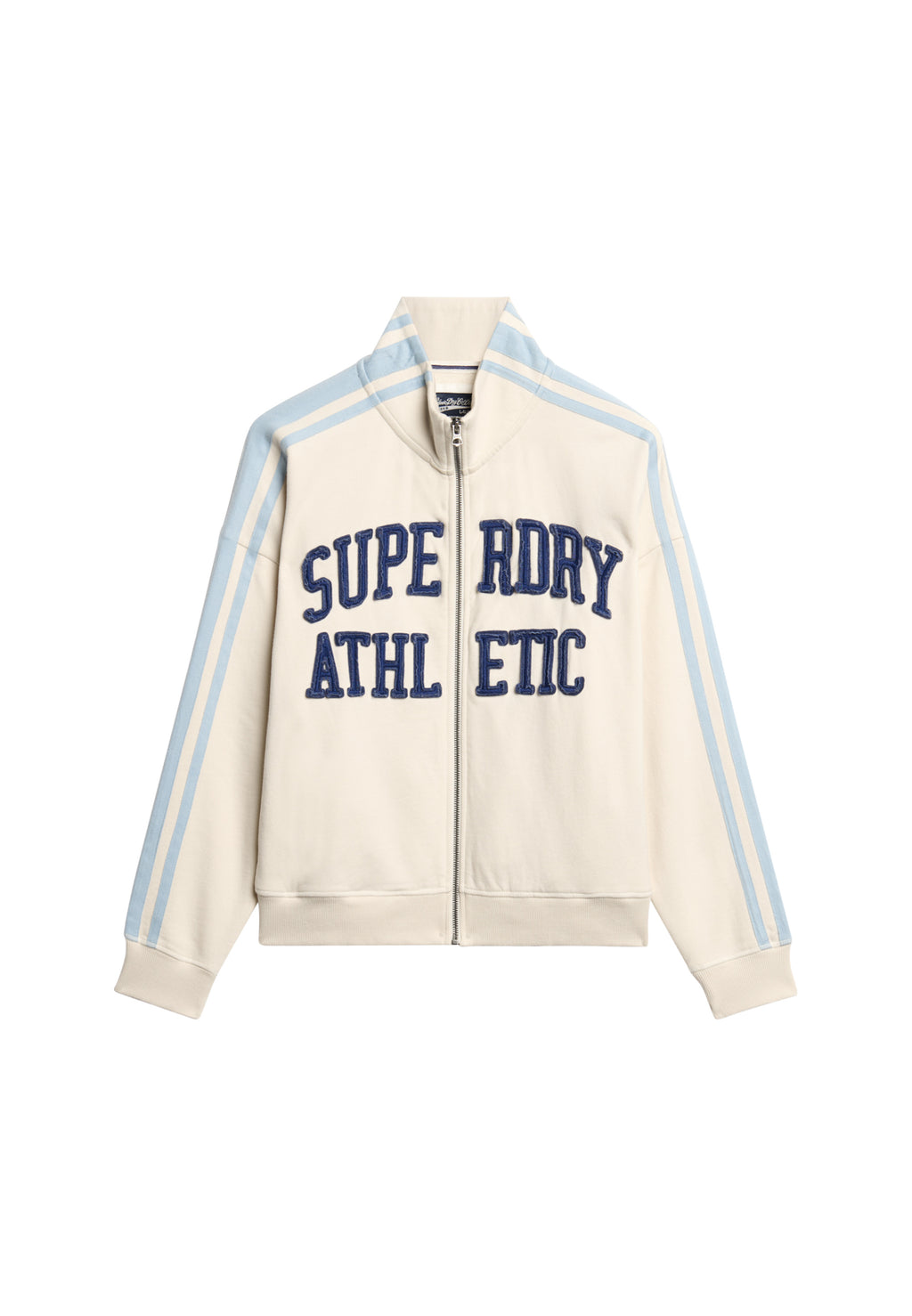Athletic Essentials Applique Loose Zip Track Top