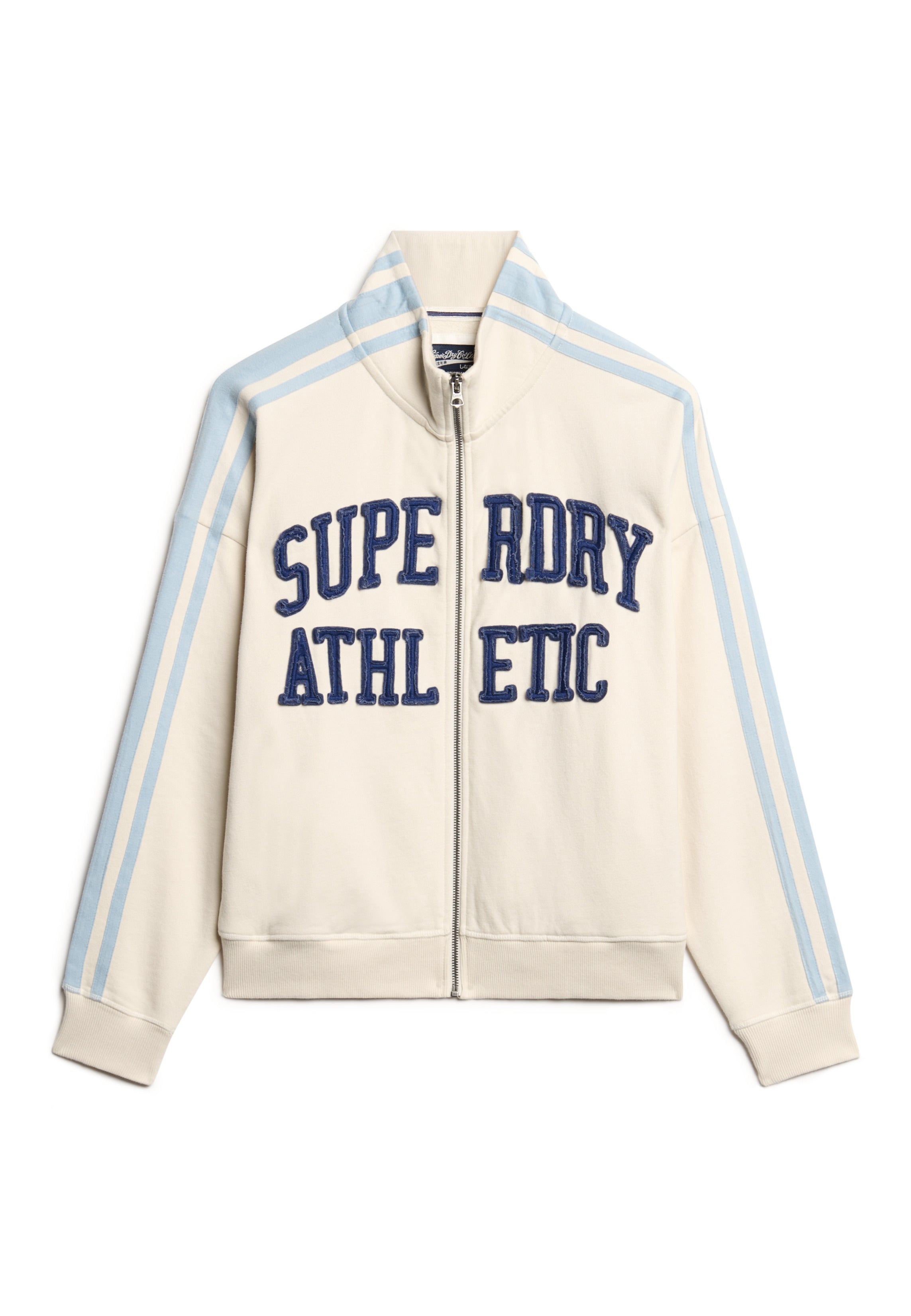 Athletic Essentials Applique Loose Zip Track Top