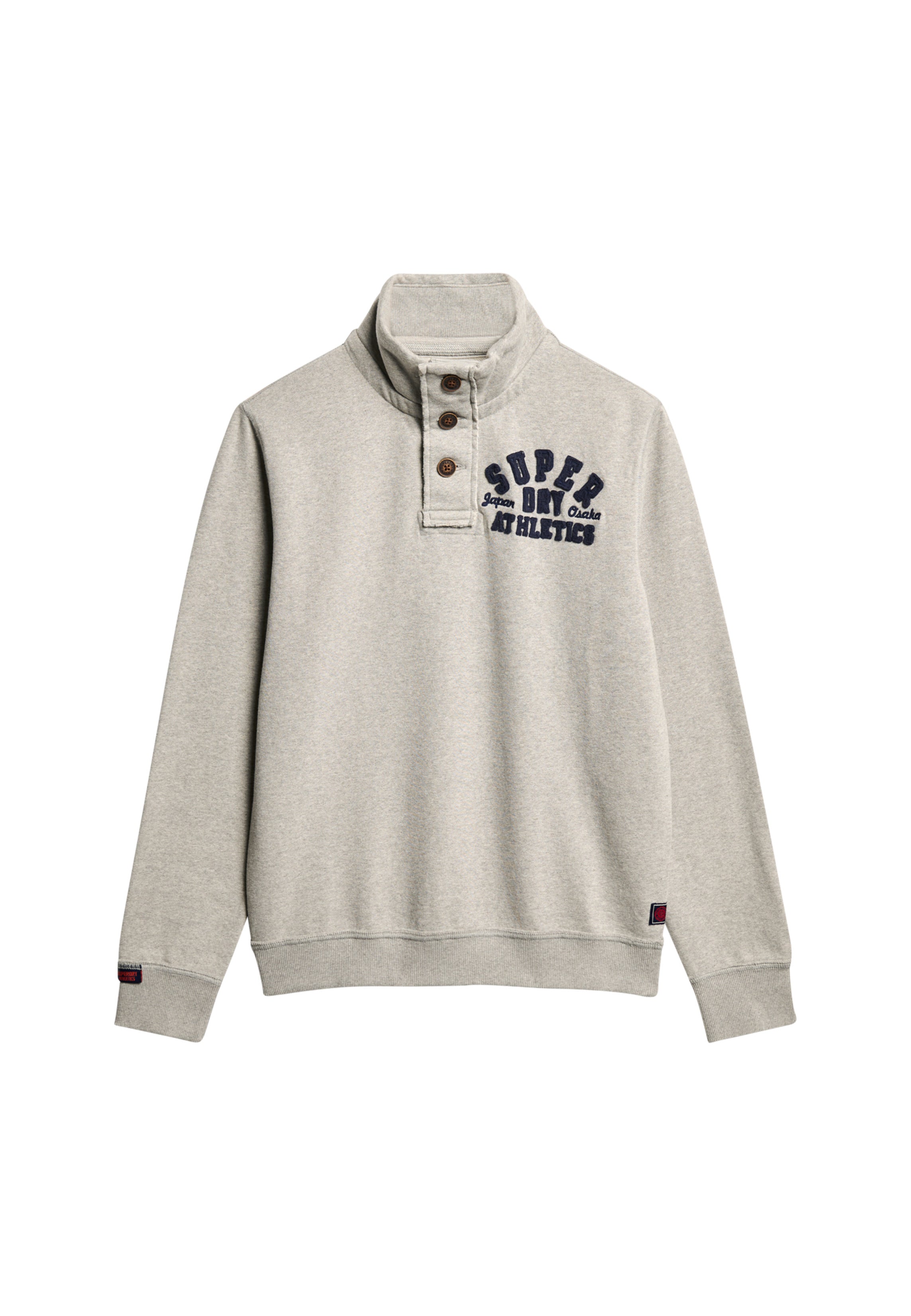 Vintage Athletic Half Button Sweatshirt