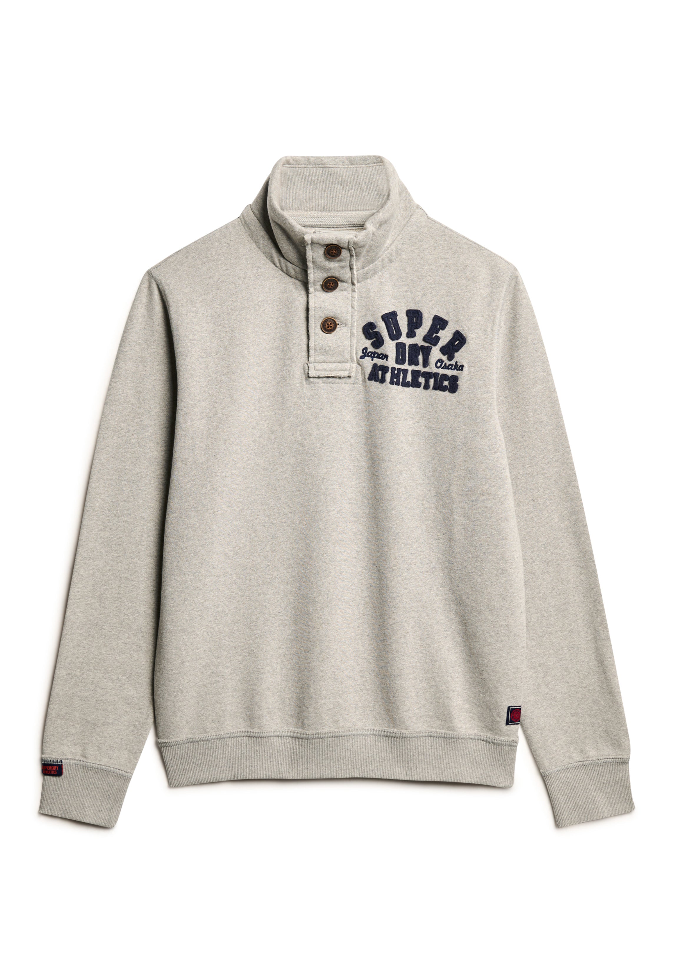 Vintage Athletic Half Button Sweatshirt