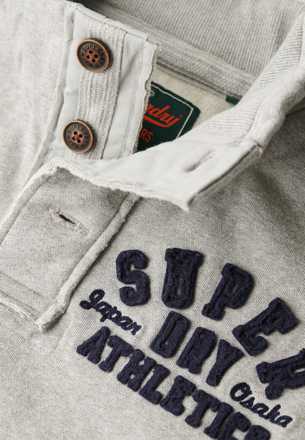 Vintage Athletic Half Button Sweatshirt