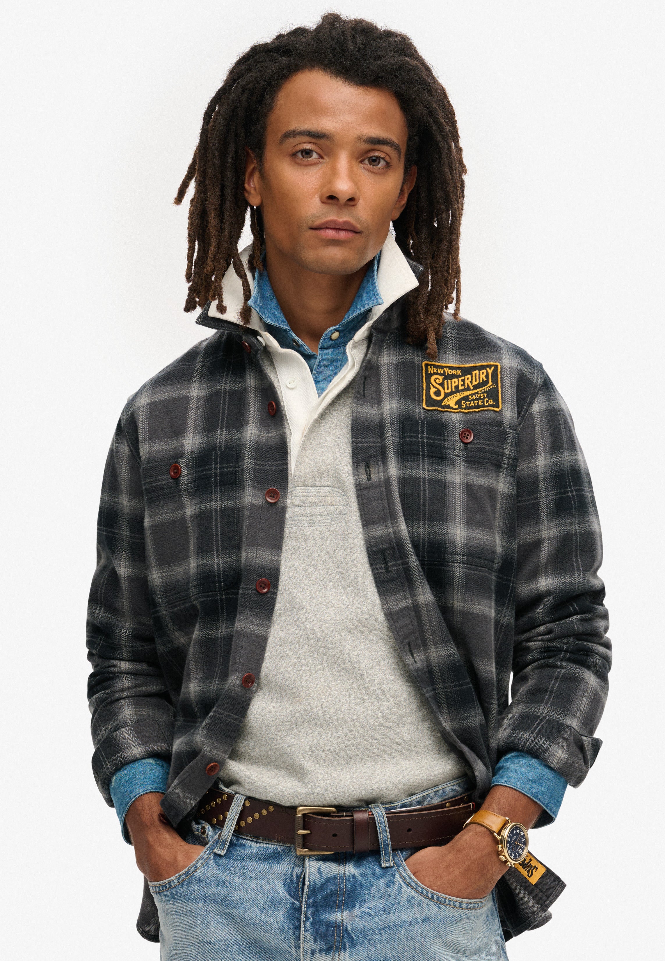 Branded Buckle Goods Belt