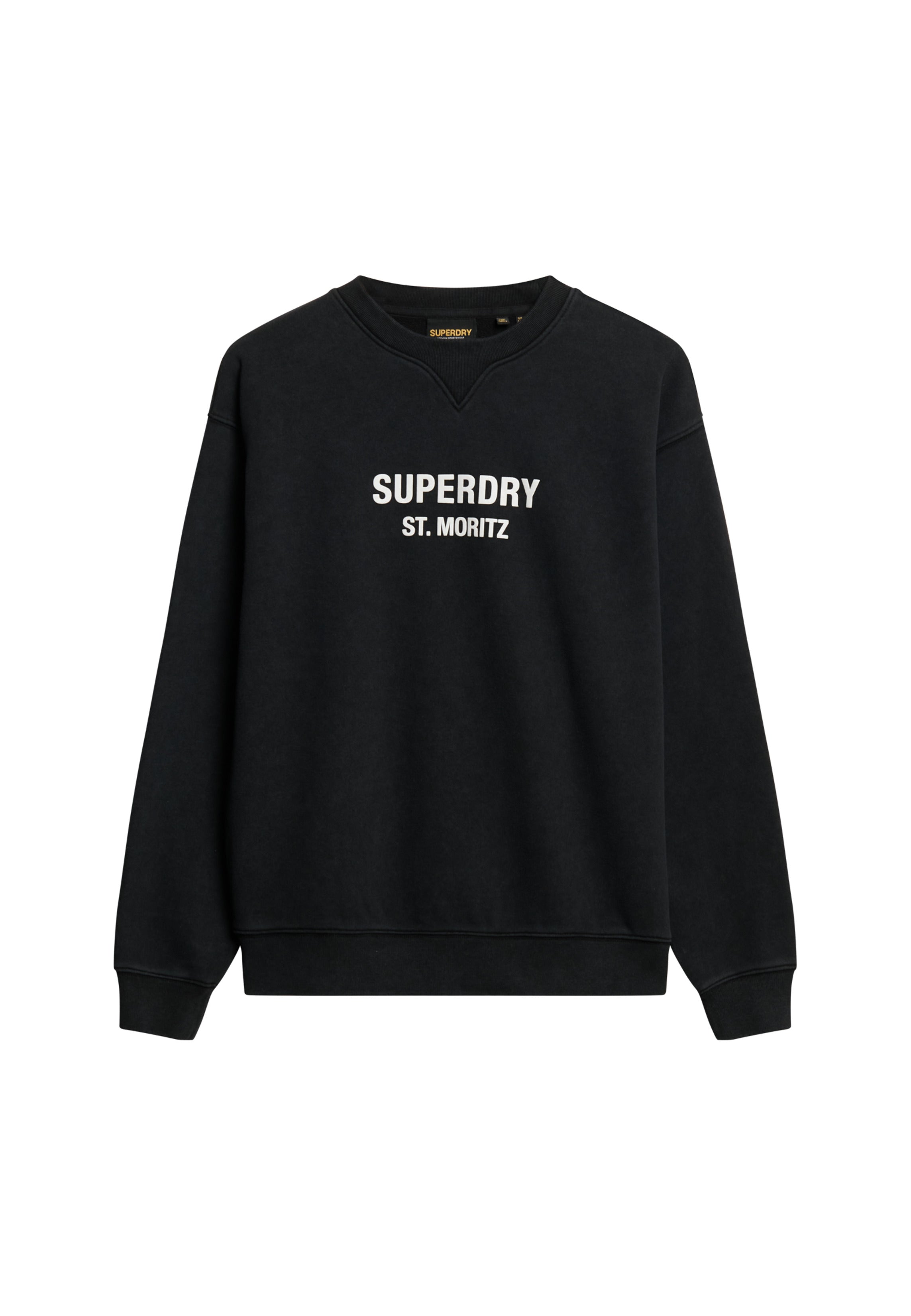 Sport Luxe Loose Crew Sweatshirt
