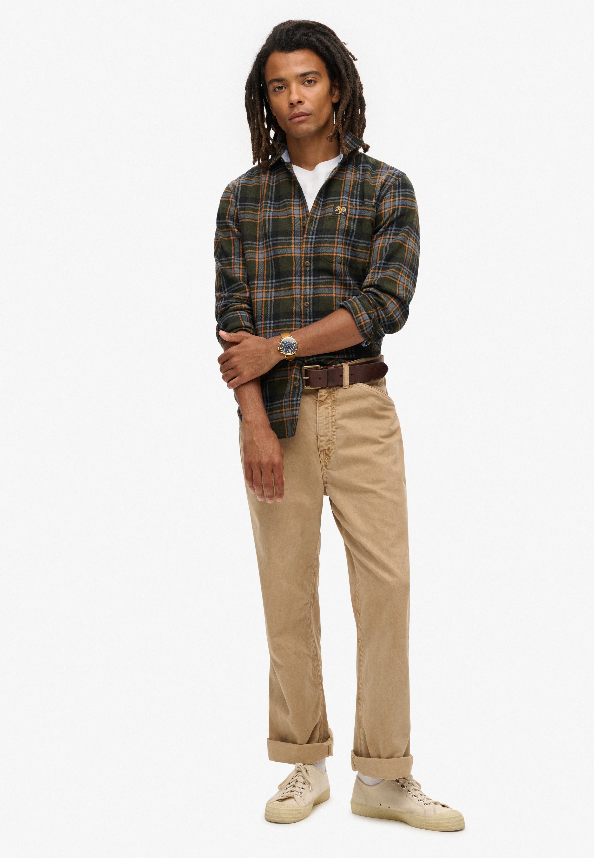 Long Sleeve Cotton Lumberjack Shirt
