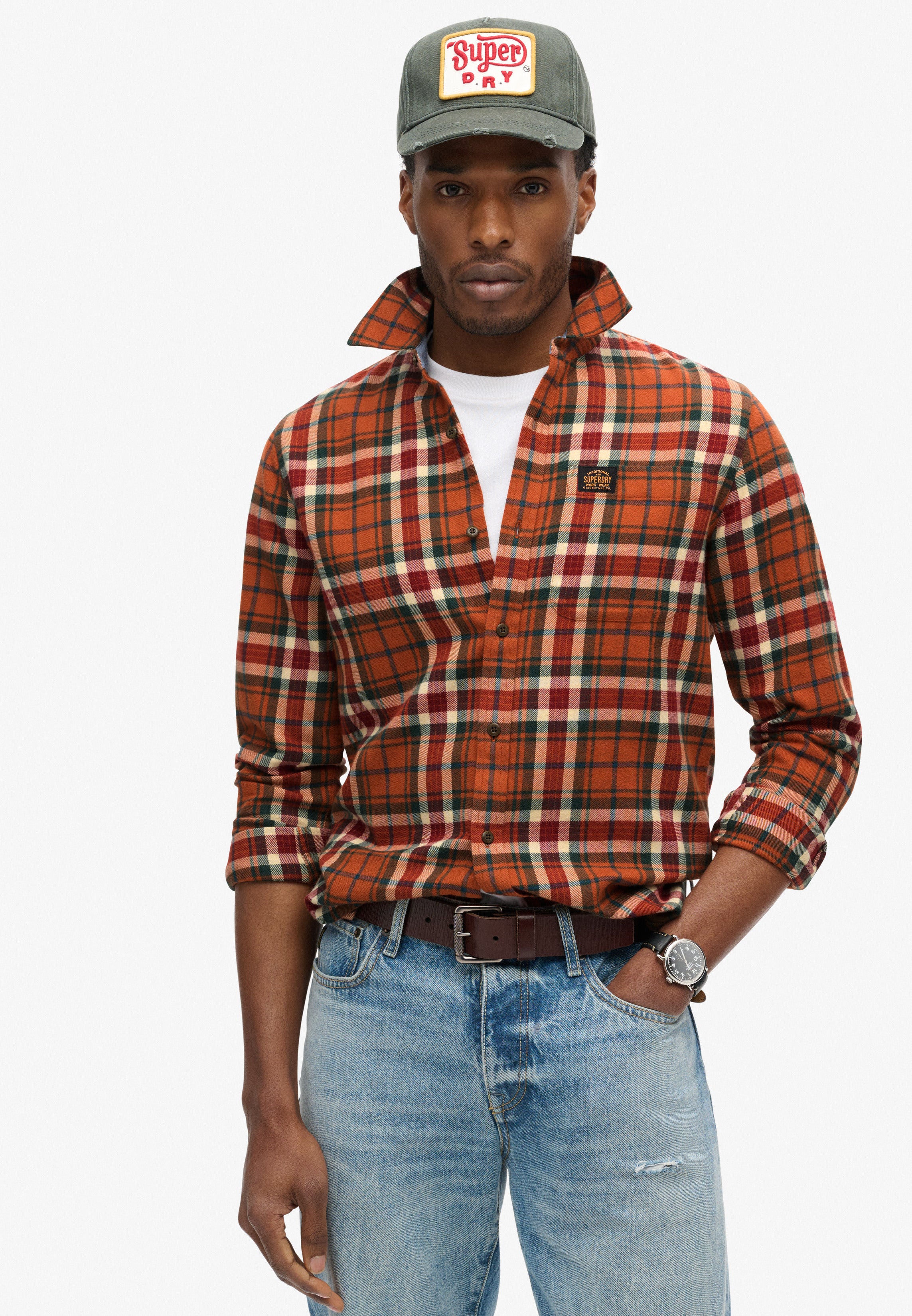 Long Sleeve Cotton Lumberjack Shirt