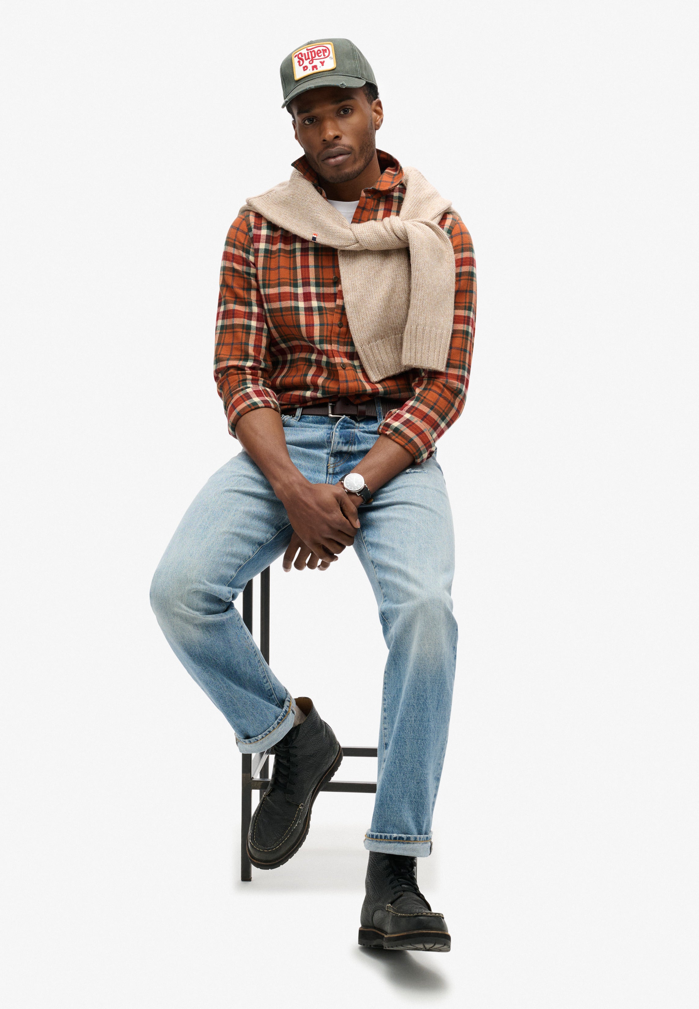 Long Sleeve Cotton Lumberjack Shirt