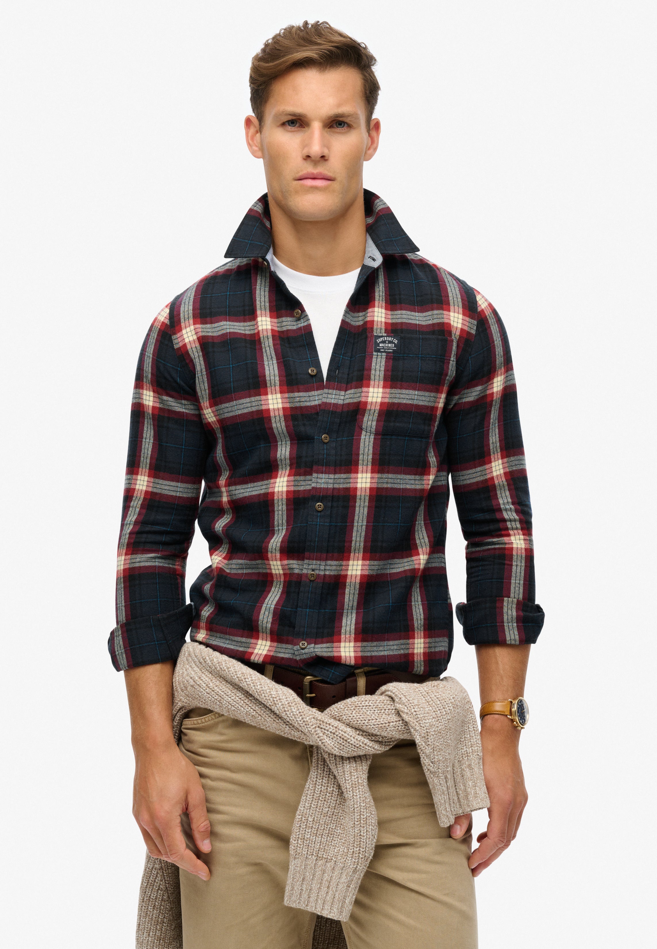 Long Sleeve Cotton Lumberjack Shirt