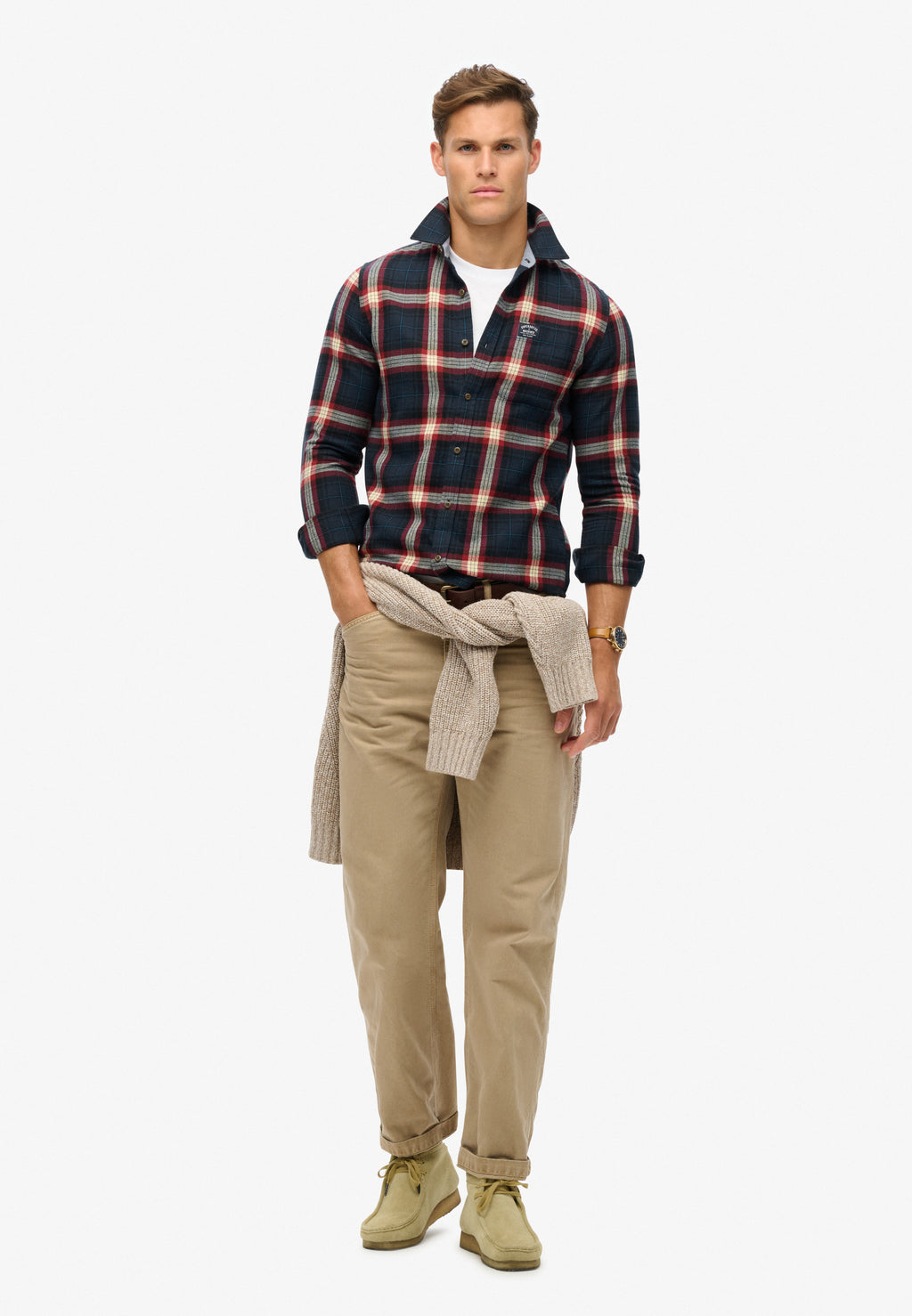 Long Sleeve Cotton Lumberjack Shirt