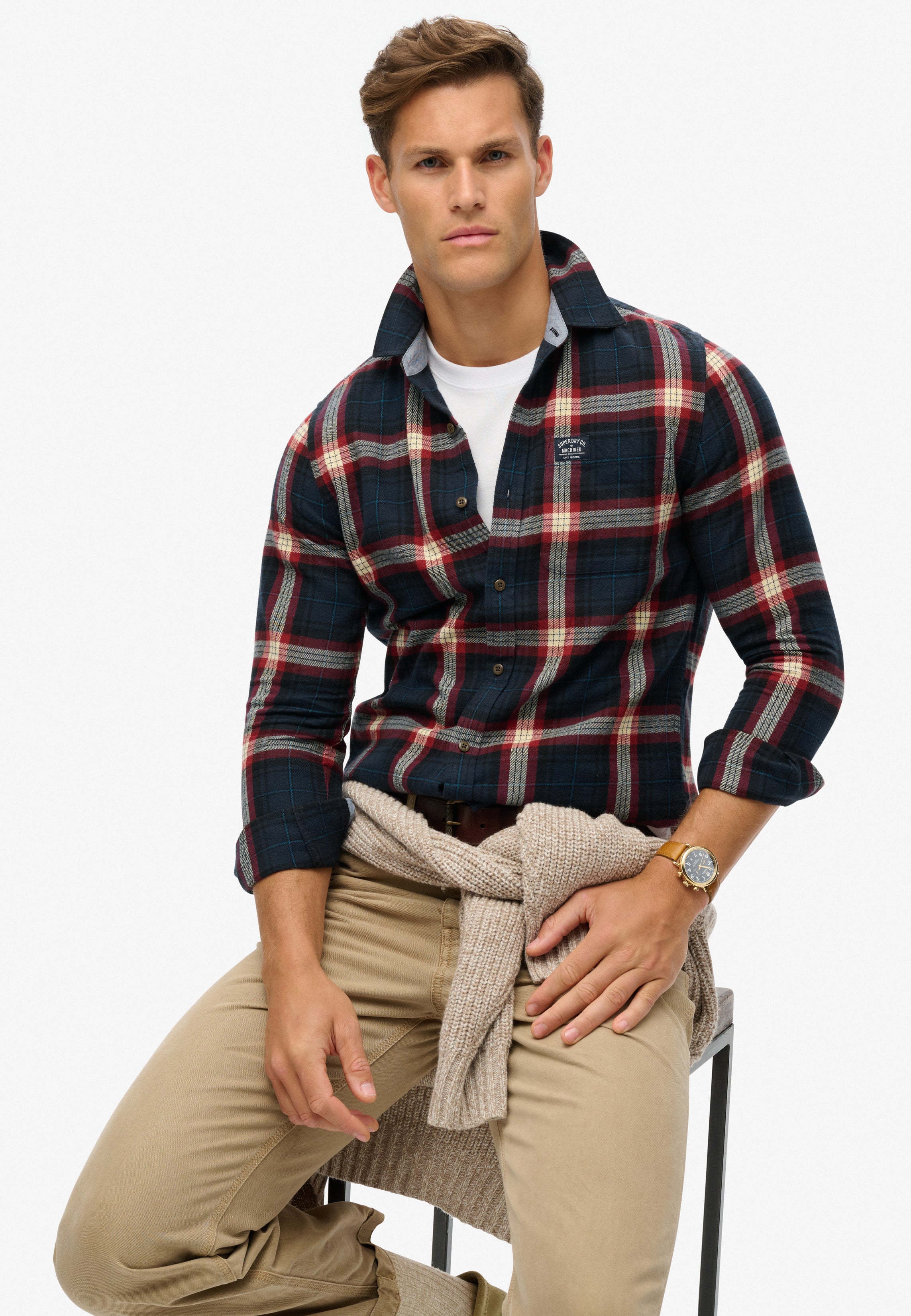 Long Sleeve Cotton Lumberjack Shirt
