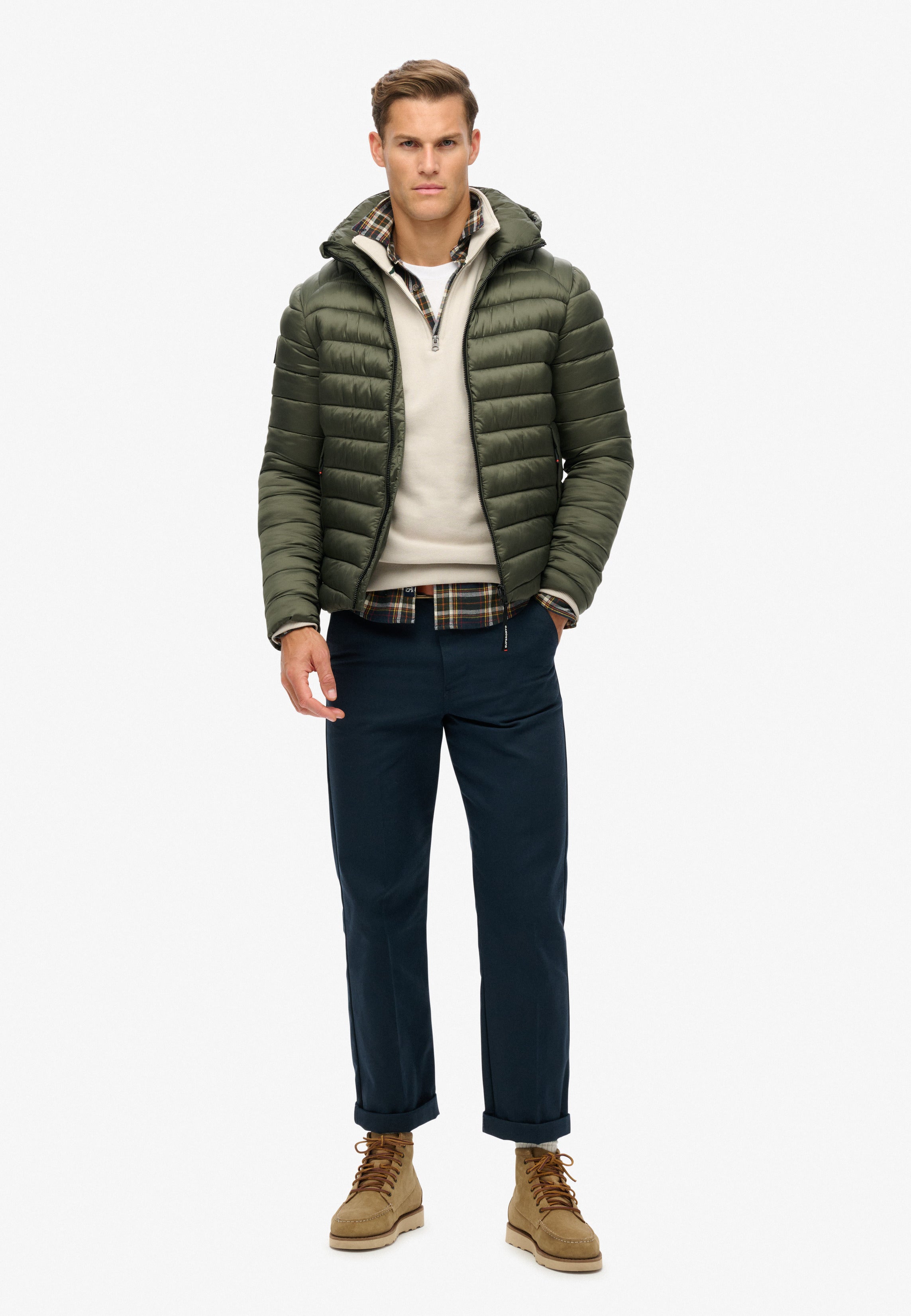 Hooded Fuji Sport Padded Jacket