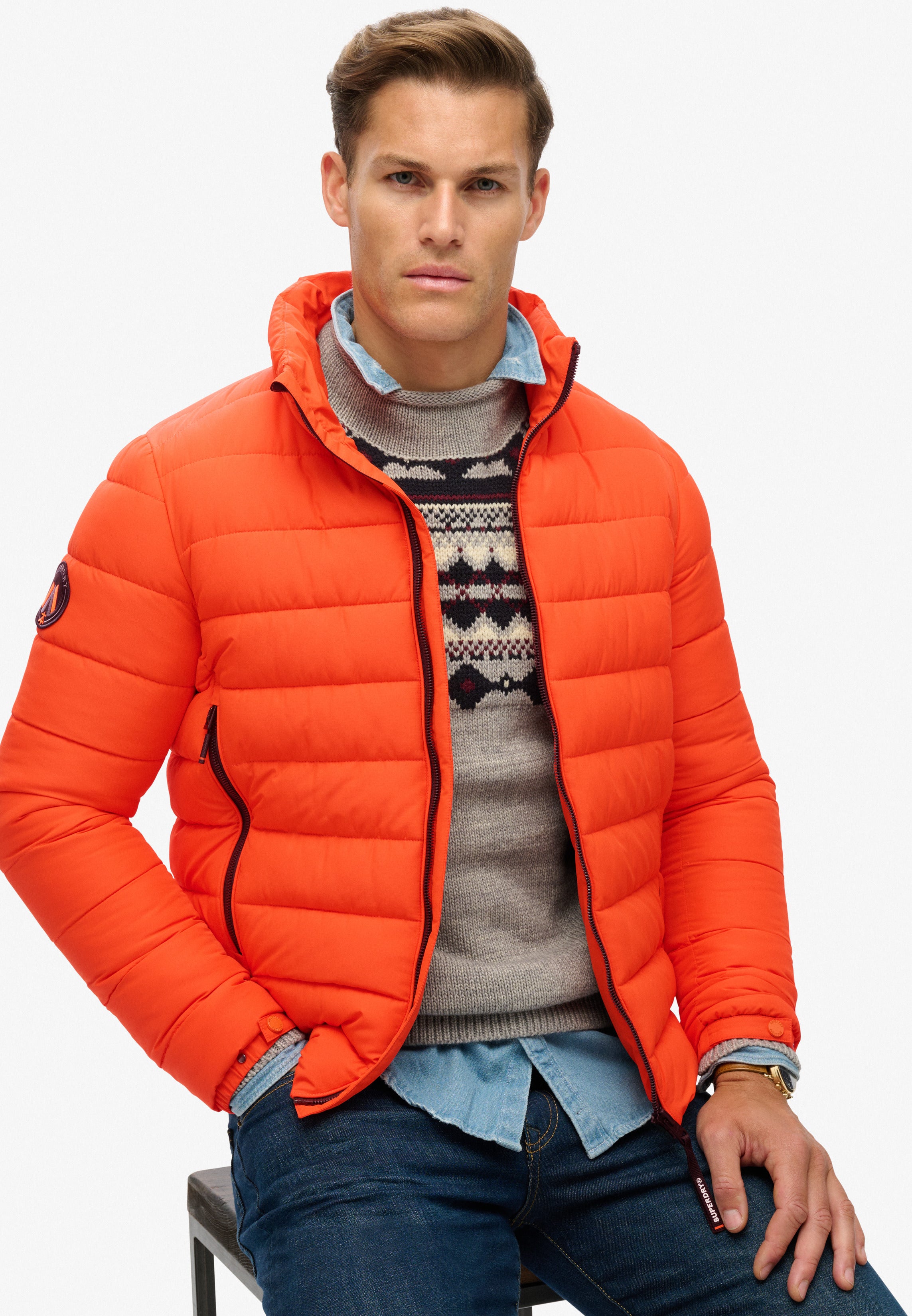 Fuji Embroidered Padded Jacket